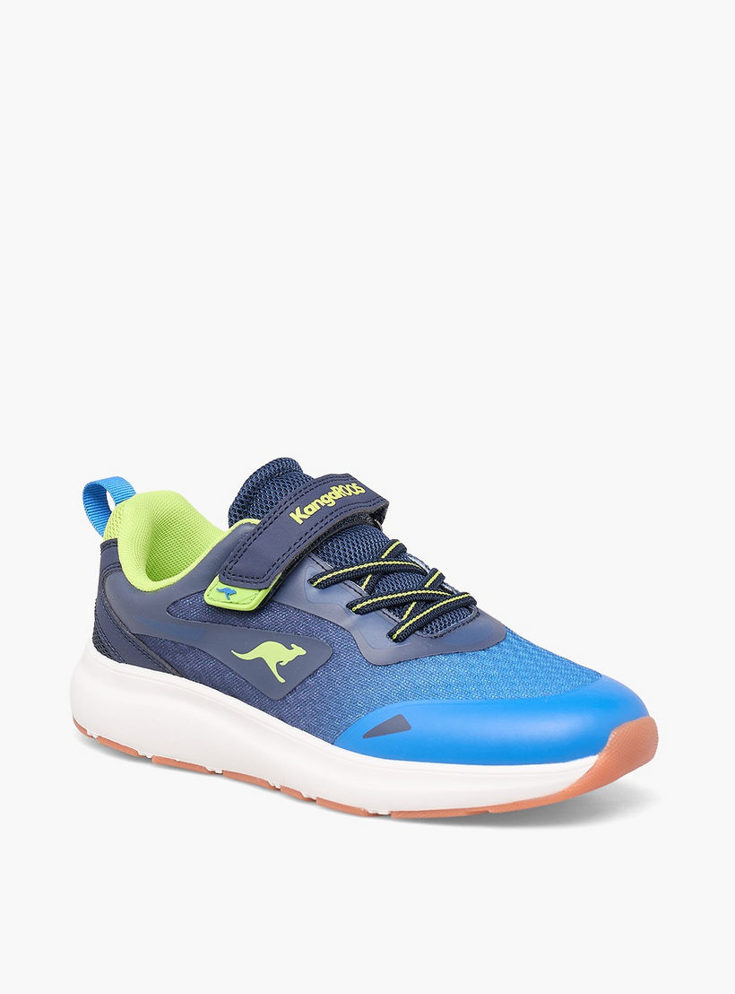 KangaROOS Boys Colourblock Hook & Loop Sports Shoes-boys-shoes-sneakers-image-2