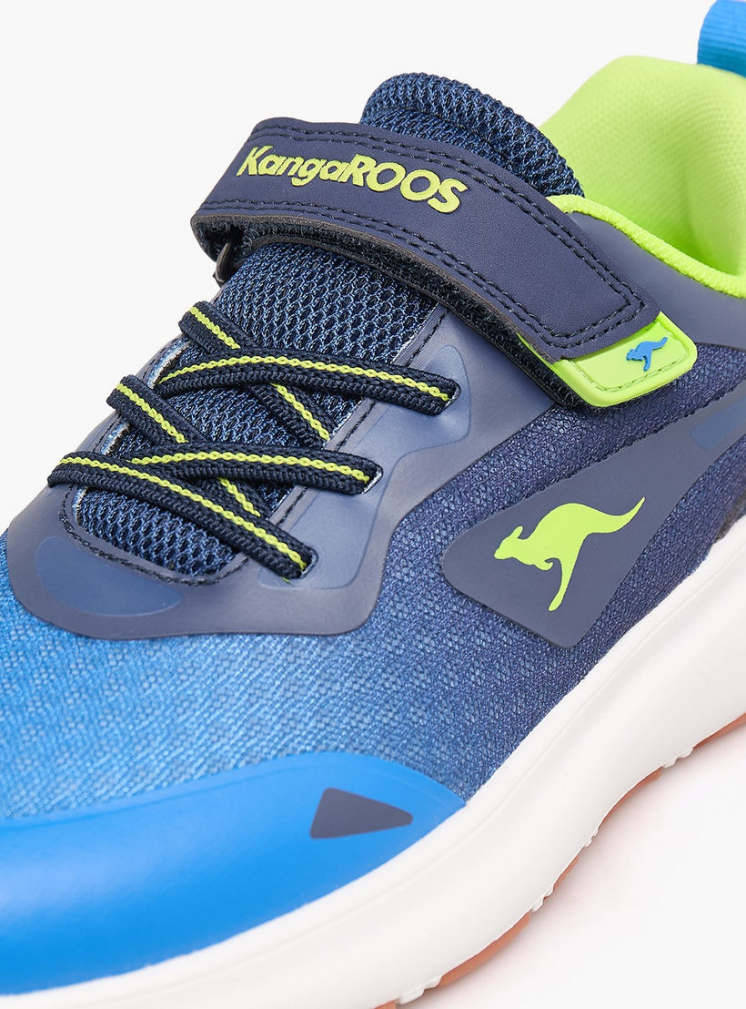 KangaROOS Boys Colourblock Hook & Loop Sports Shoes-boys-shoes-sneakers-image-4