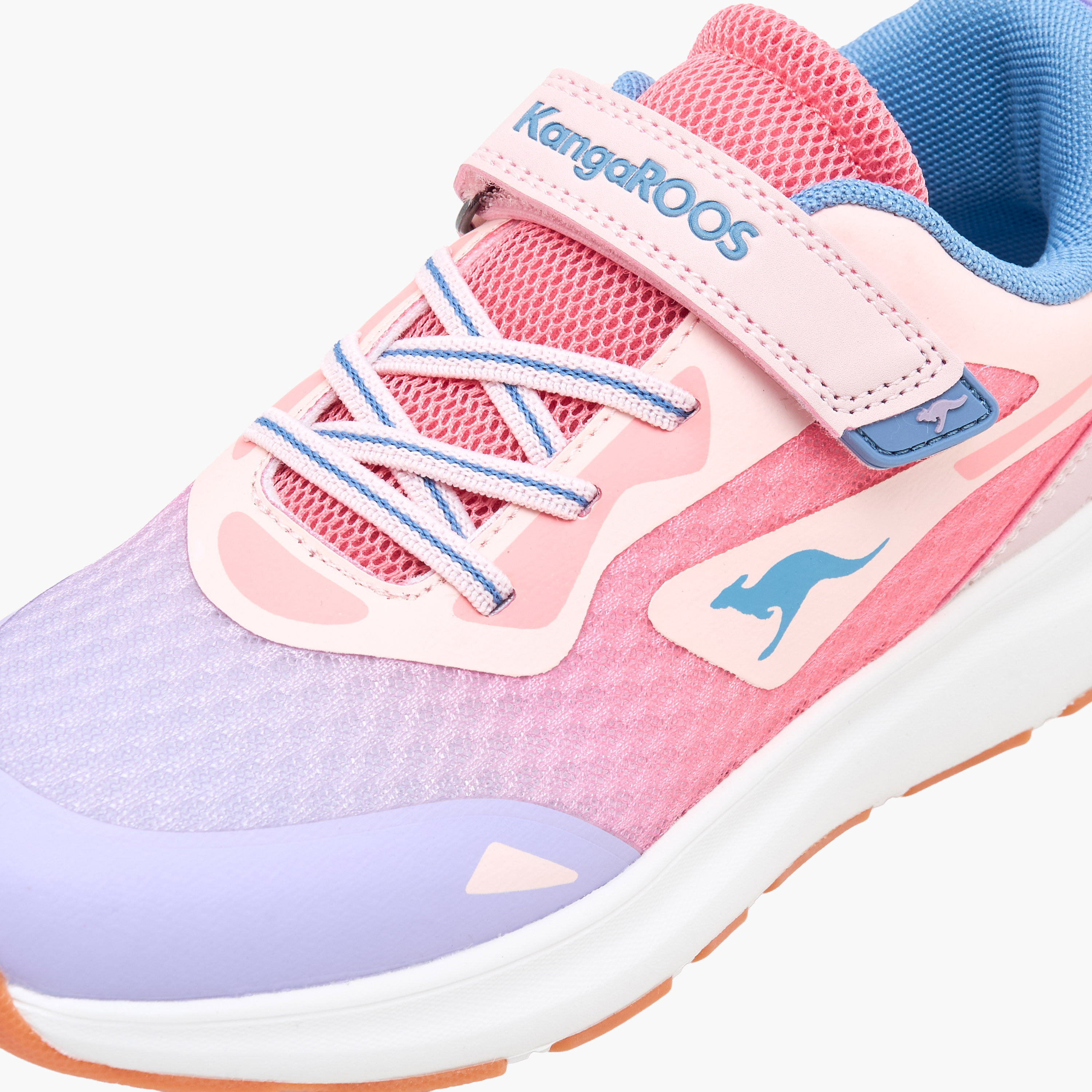 KangaROOS Girls Hook & Loop Sports Shoes-girls-shoes-sports-image-4
