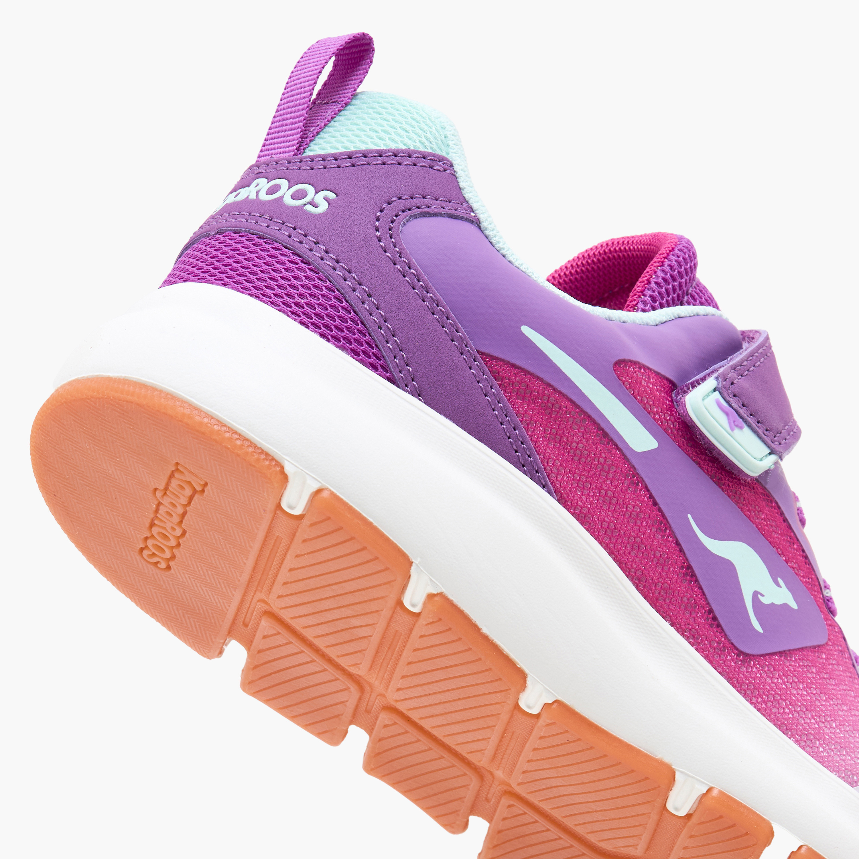KangaROOS Girls Hook & Loop Sports Shoes-girls-shoes-sports-image-5
