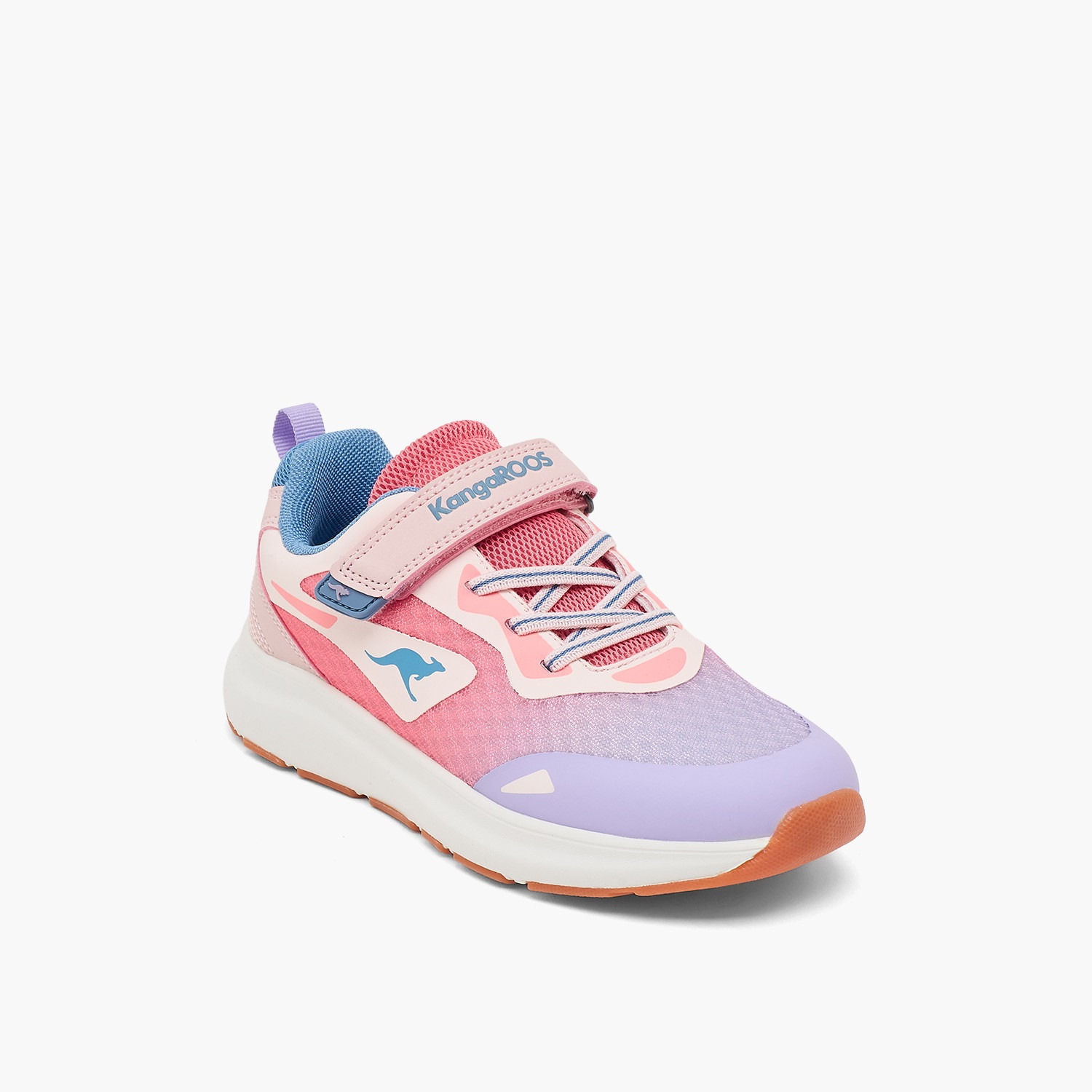 حذاء رياضي بتصميم متدرج وشريط إغلاق للبنات من كانجاروز-girls-shoes-sneakers-image-2