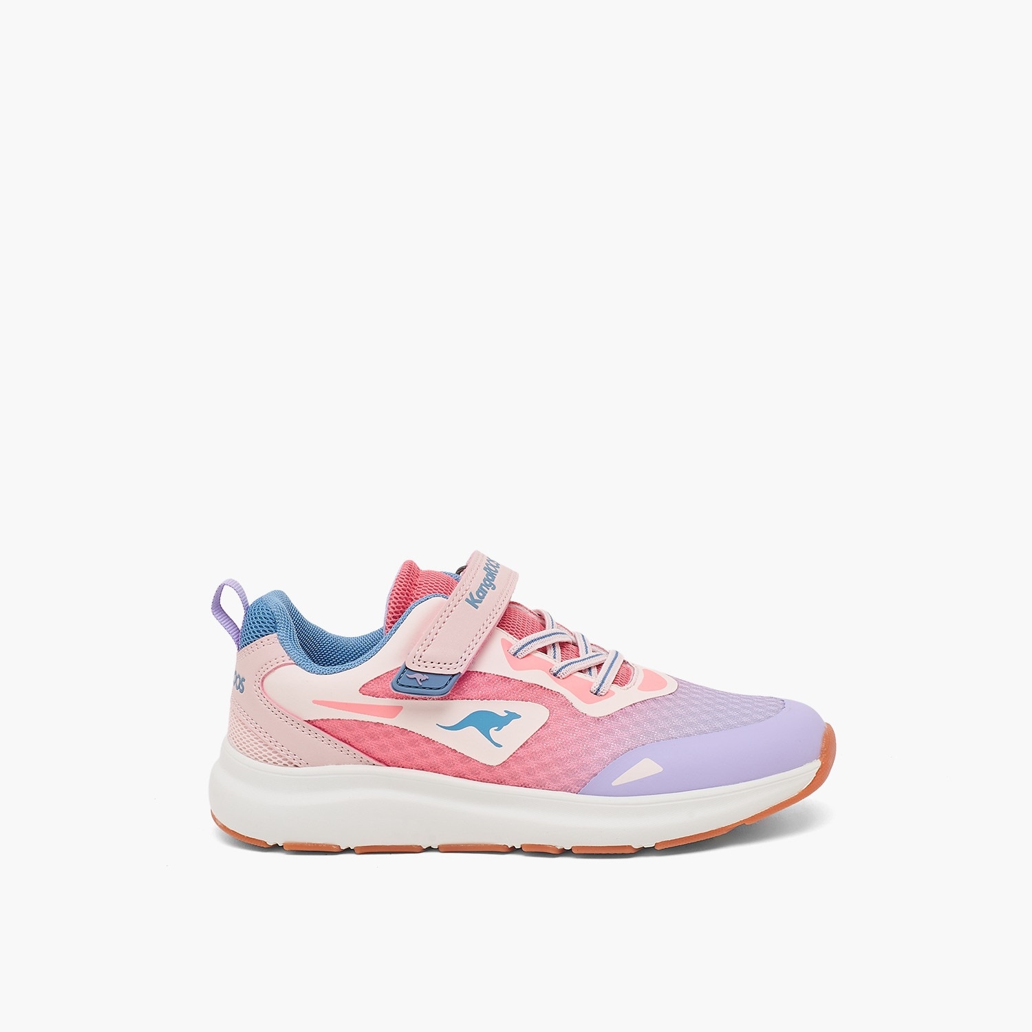 حذاء رياضي بتصميم متدرج وشريط إغلاق للبنات من كانجاروز-girls-shoes-sneakers-image-3