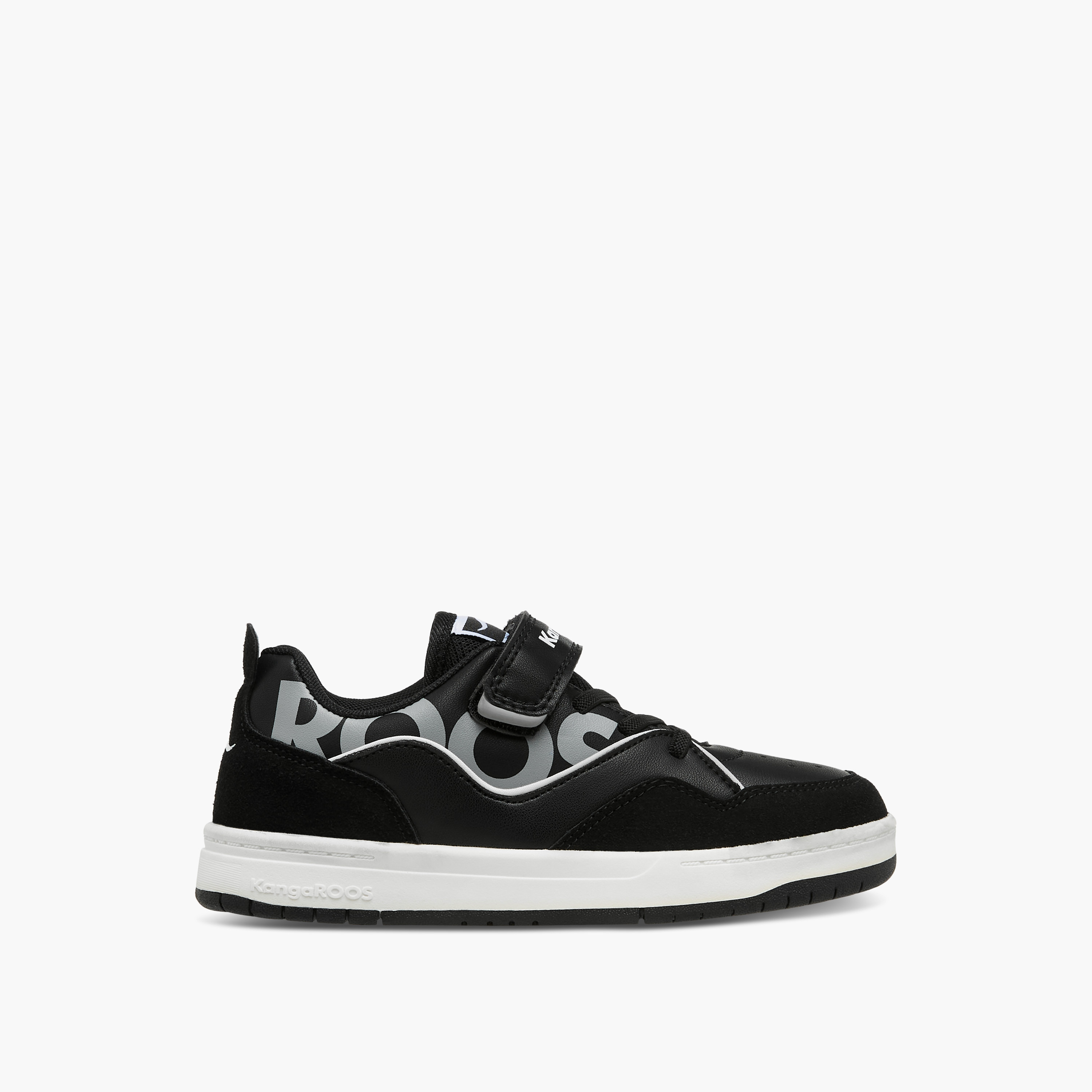 KangaROOS Boys' Panelled Sneakers with Hook and Loop Closure-boys-shoes-sneakers-image-8