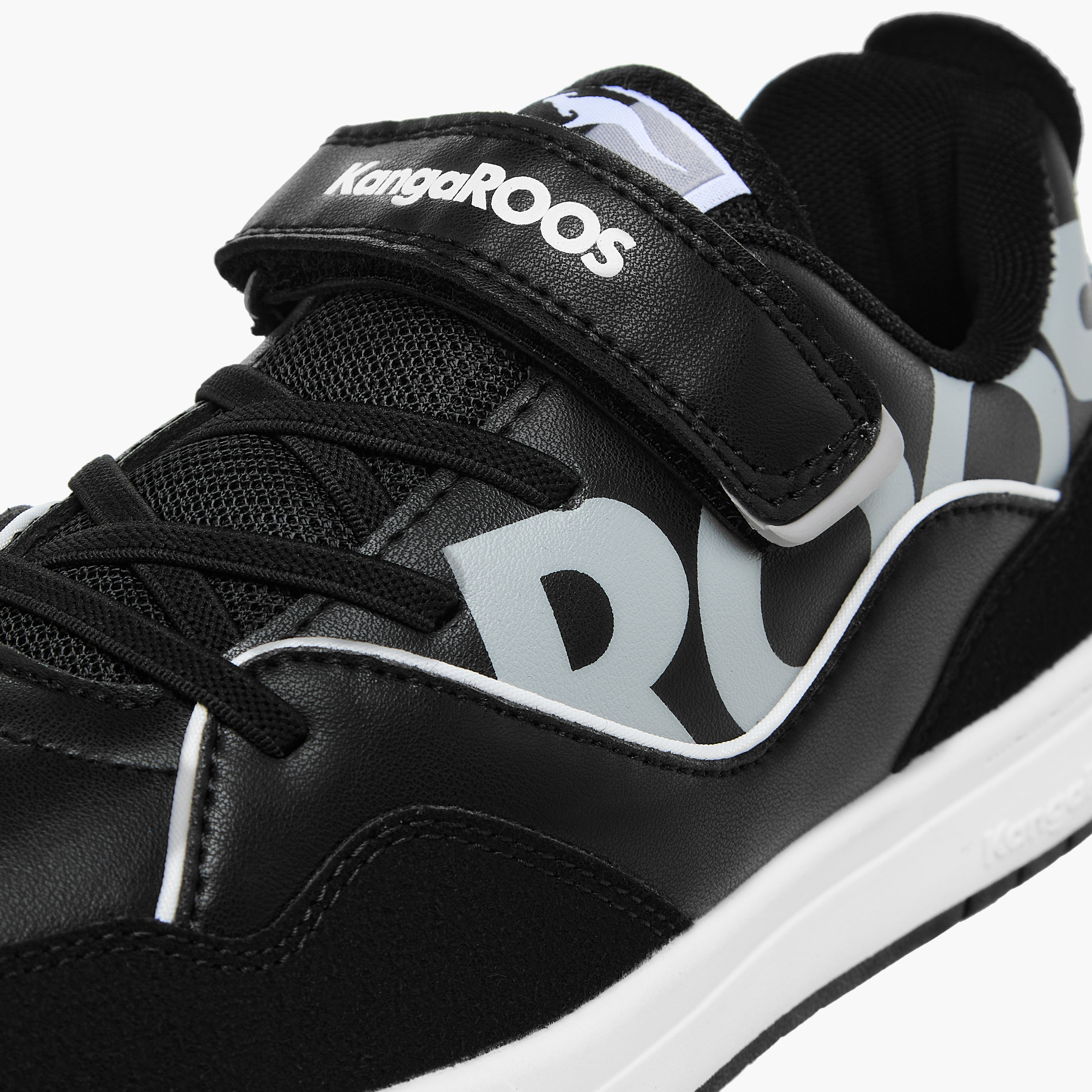 KangaROOS Women's Logo Print Sneakers with Hook and Loop Closure-women-shoes-sneakers-image-4