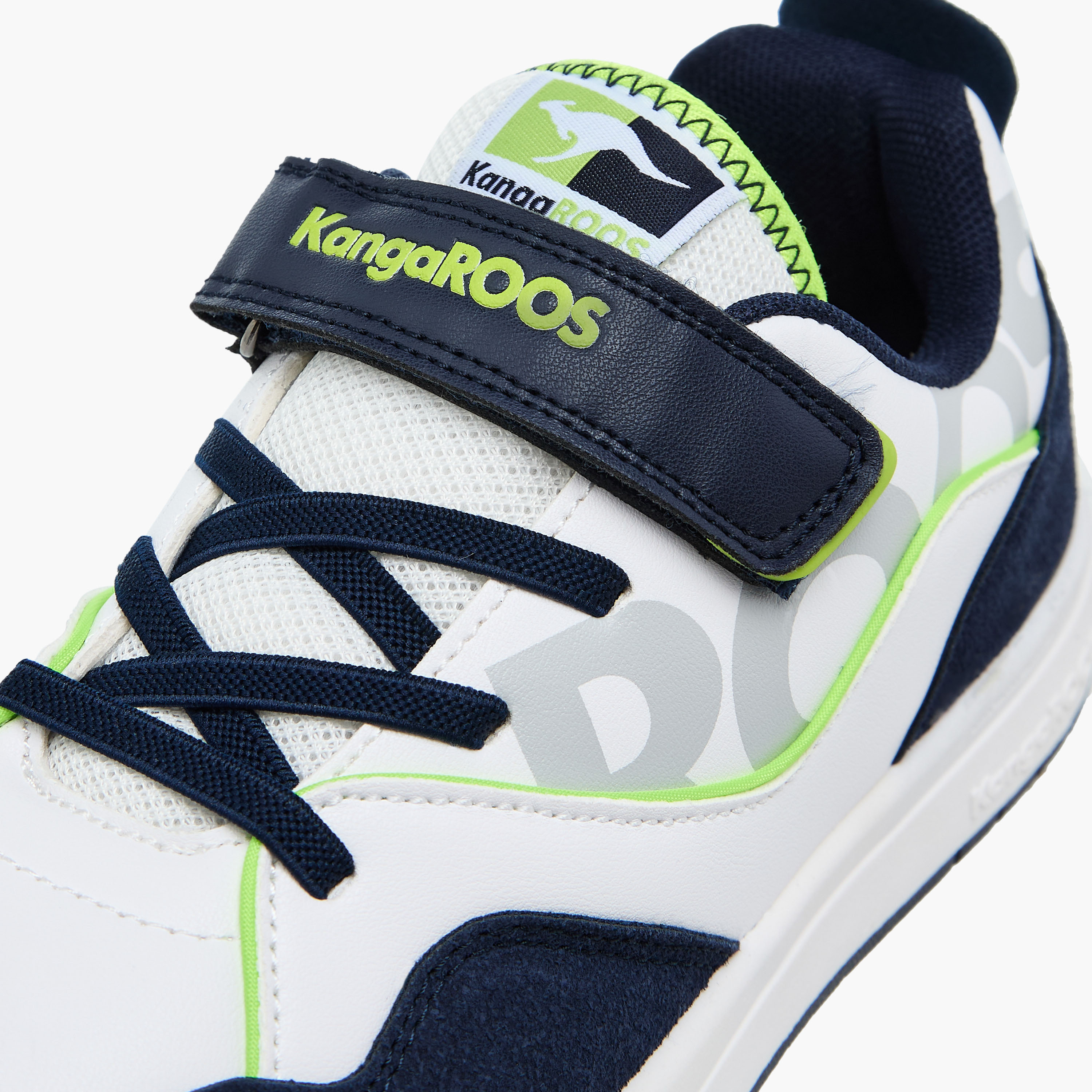 KangaROOS Women's Logo Print Sneakers with Hook and Loop Closure-women-shoes-sneakers-image-4