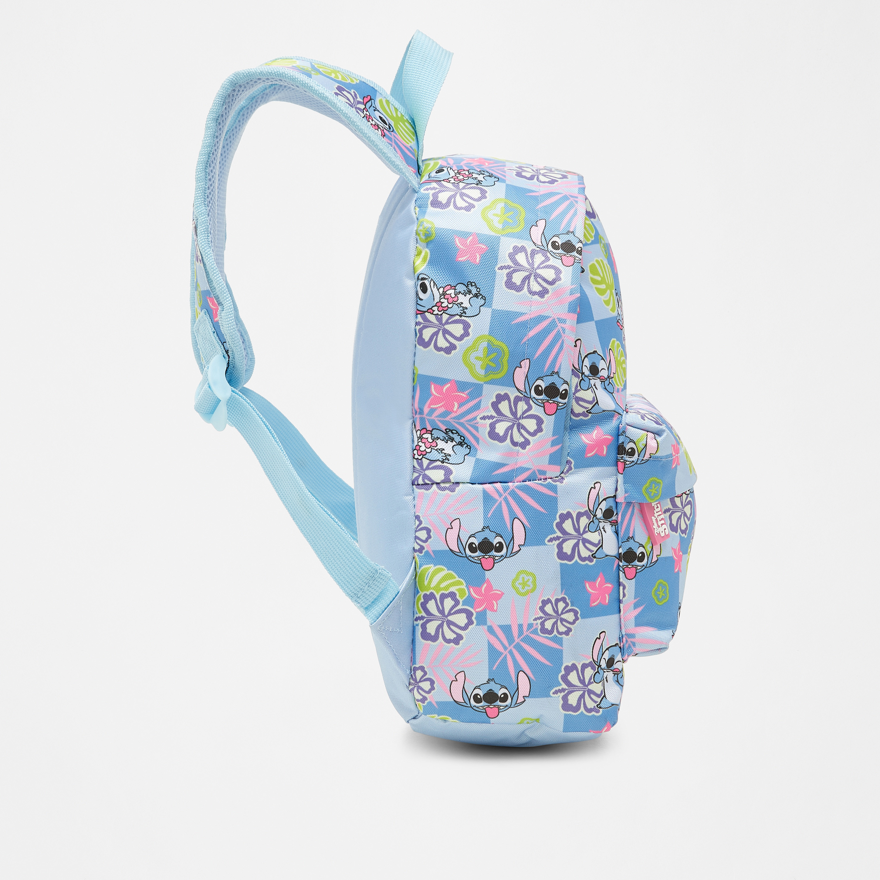 Stitch Print Backpack with Adjustable Straps and Zip Closure - 10x20x33 cm-school-bagsandbackpacks-backpacks-image-3
