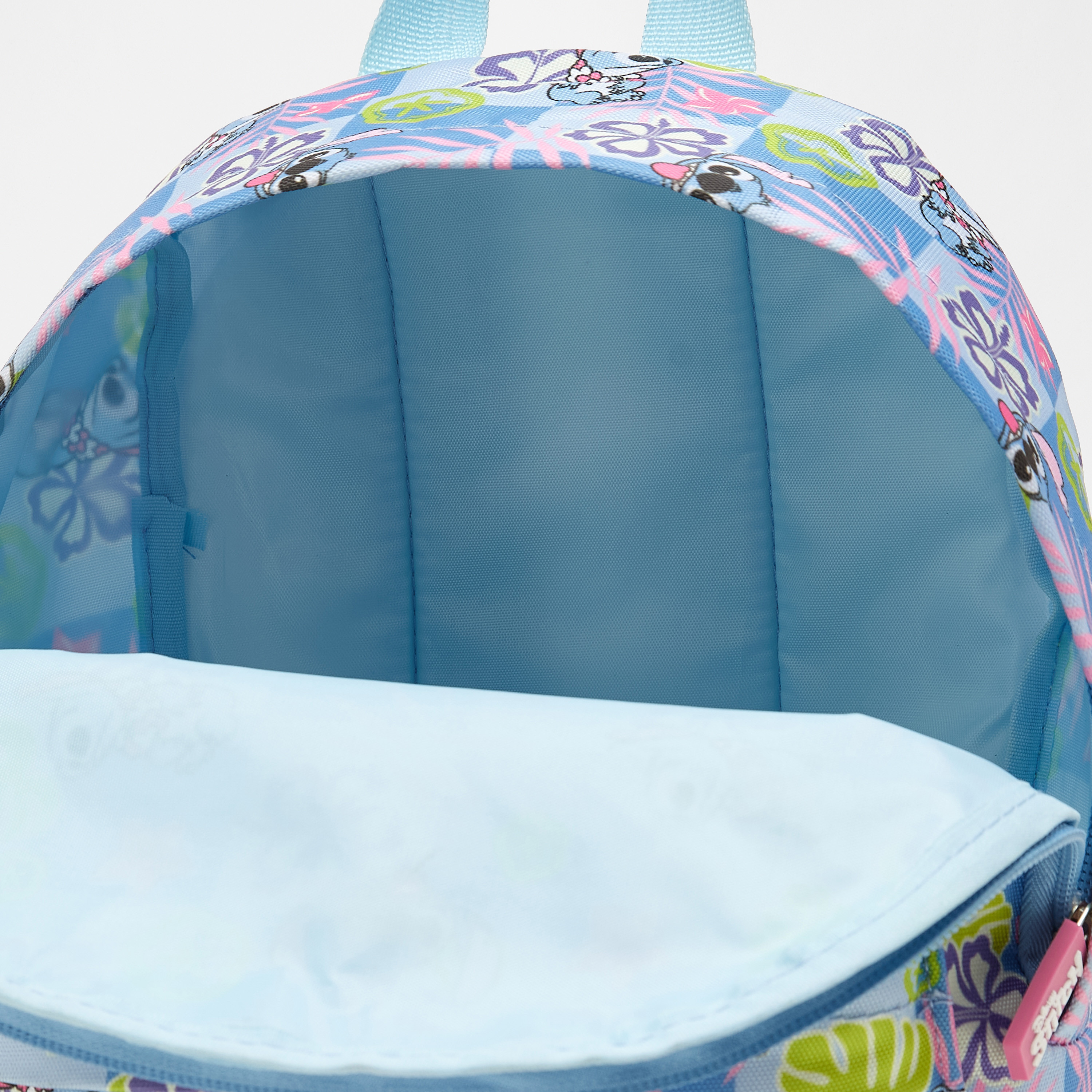 Stitch Print Backpack with Adjustable Straps and Zip Closure - 10x20x33 cm-school-bagsandbackpacks-backpacks-image-6