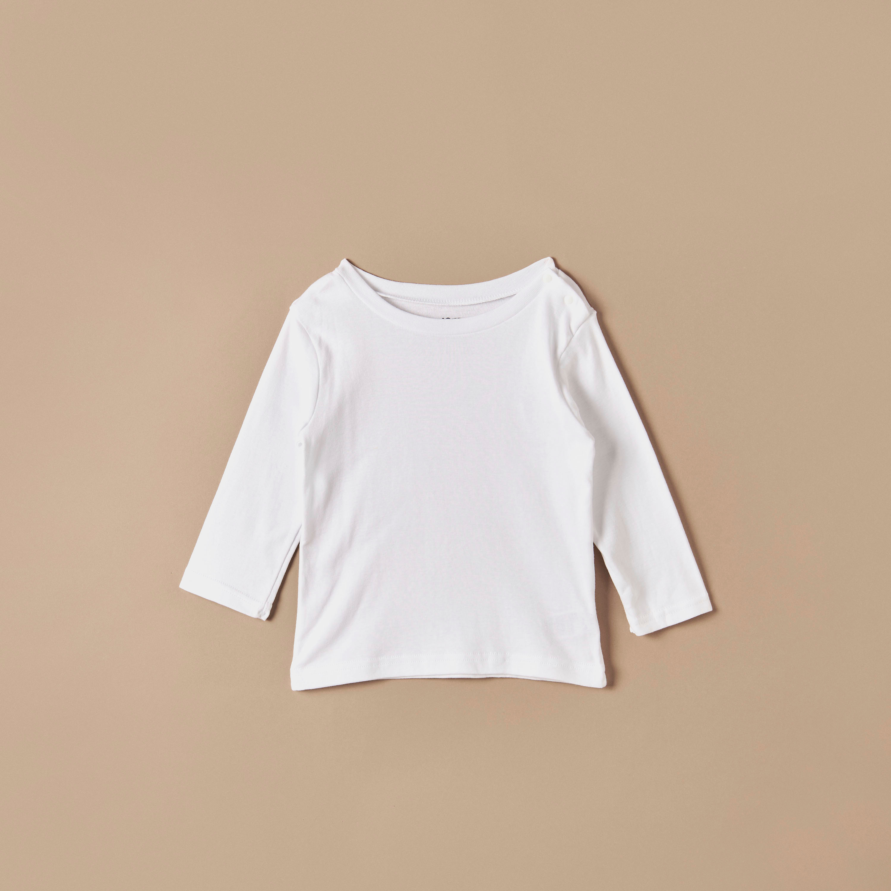 Juniors Top with Side Tie-Up Detail and Long Sleeves-baby-boys-clothing-tshirtsandpolos-image-1