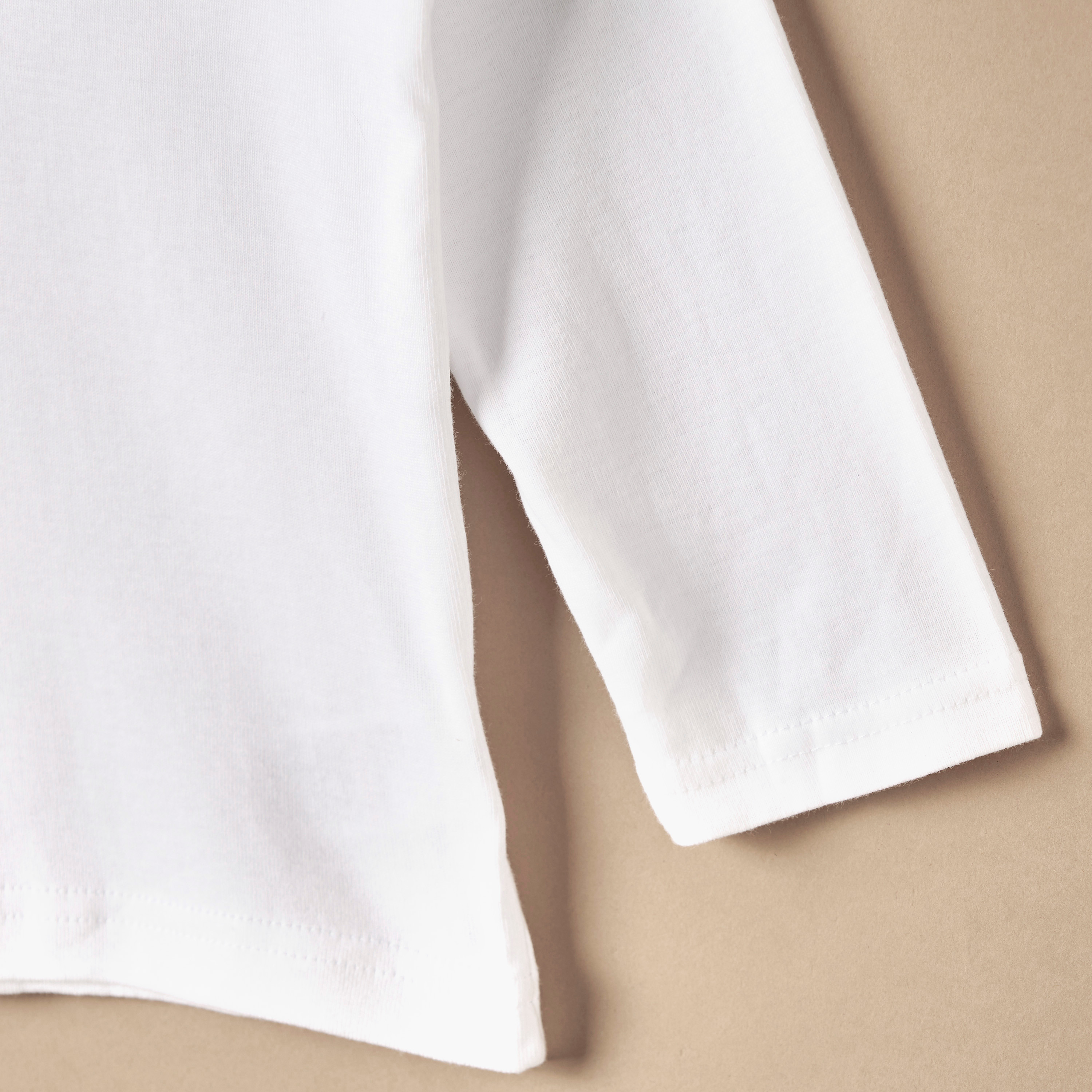 Juniors Top with Side Tie-Up Detail and Long Sleeves-baby-boys-clothing-tshirtsandpolos-image-3
