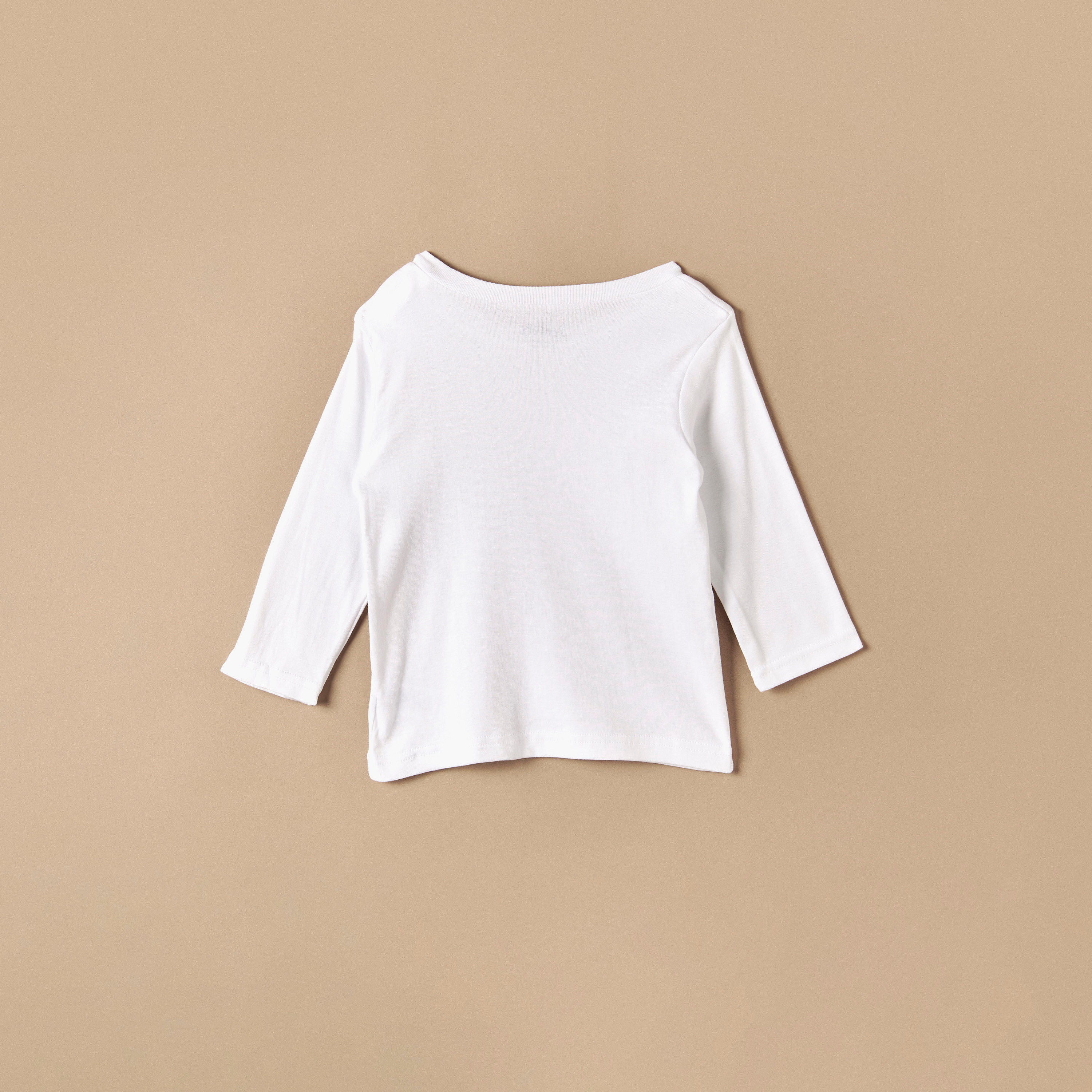 Juniors Top with Side Tie-Up Detail and Long Sleeves-baby-boys-clothing-tshirtsandpolos-image-4