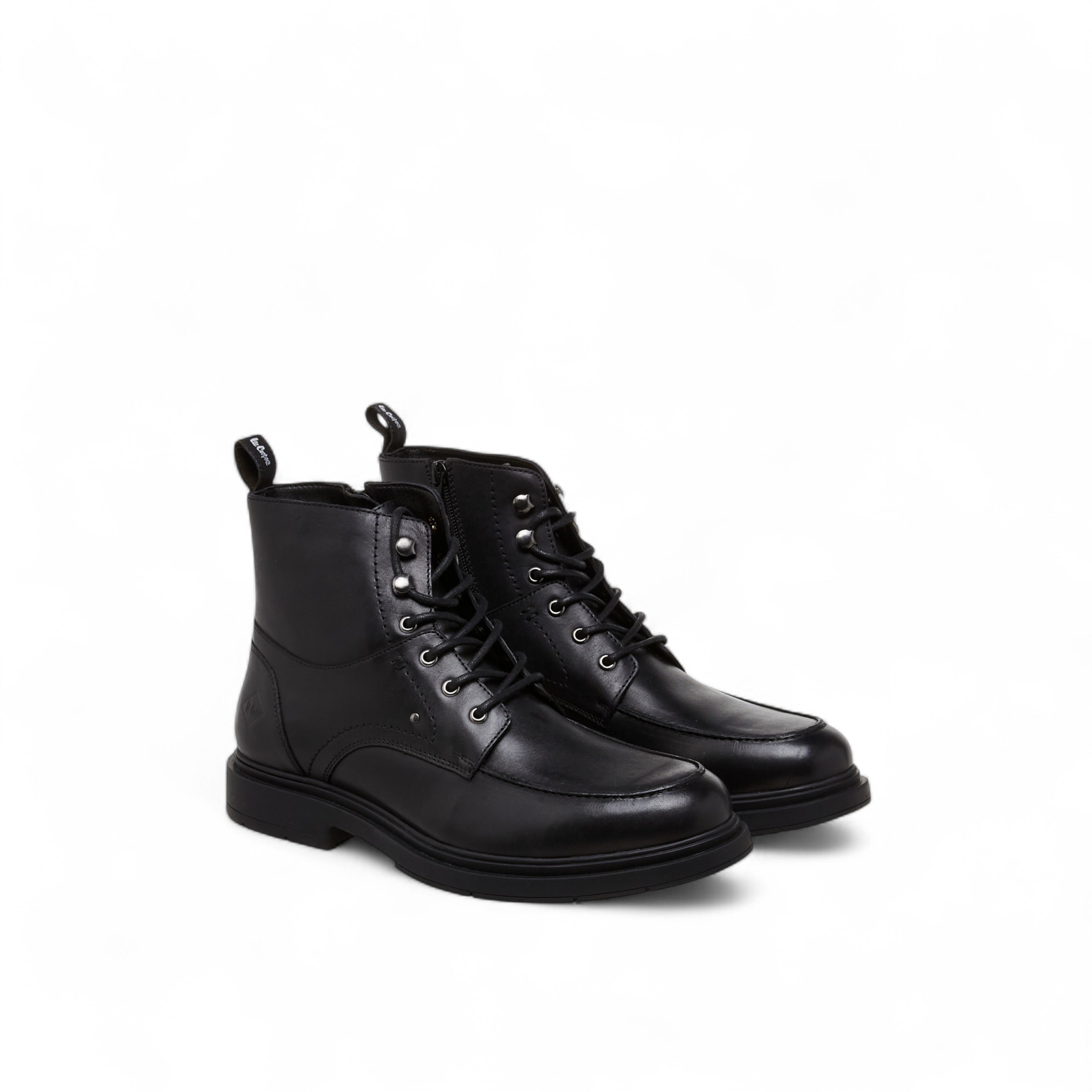 Lee Cooper Men Leather Ankle Length Boots-men-shoes-boots-image-1
