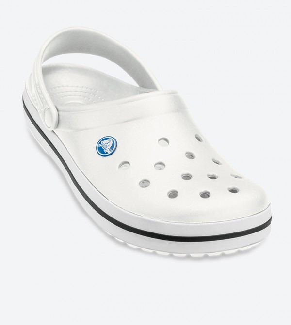 Crocs Unisex White Crocband Cut Out Detail Sling Back Clogs-CP_BESTPRICE_EXCLUSION-image-1
