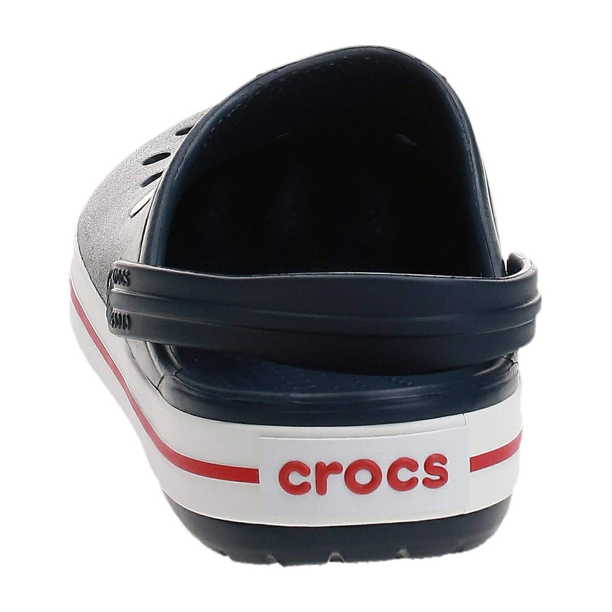 Crocs Unisex Navy Blue Round Toe Cut Out Detail Clogs-men-shoes-sandals-image-3