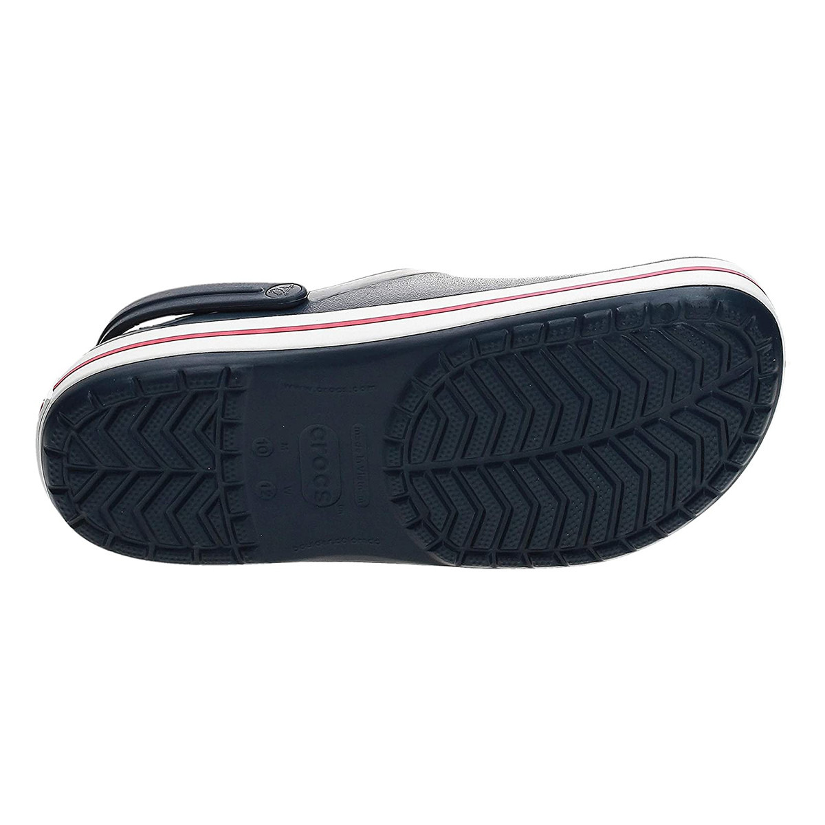 Crocs Unisex Navy Blue Round Toe Cut Out Detail Clogs-men-shoes-sandals-image-5