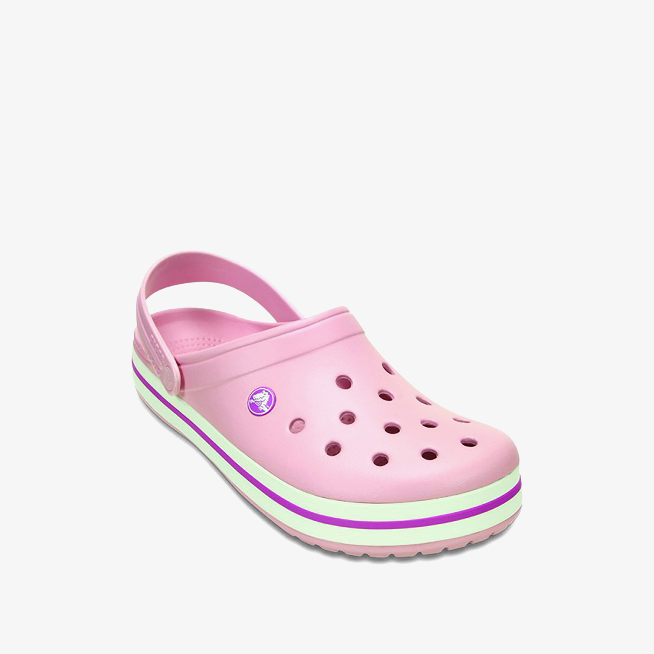 قباقيب كروكس كركبند للجنسين قرنفلي بمقدمة دائرية دائري-women-shoes-sandals-flats-image-1