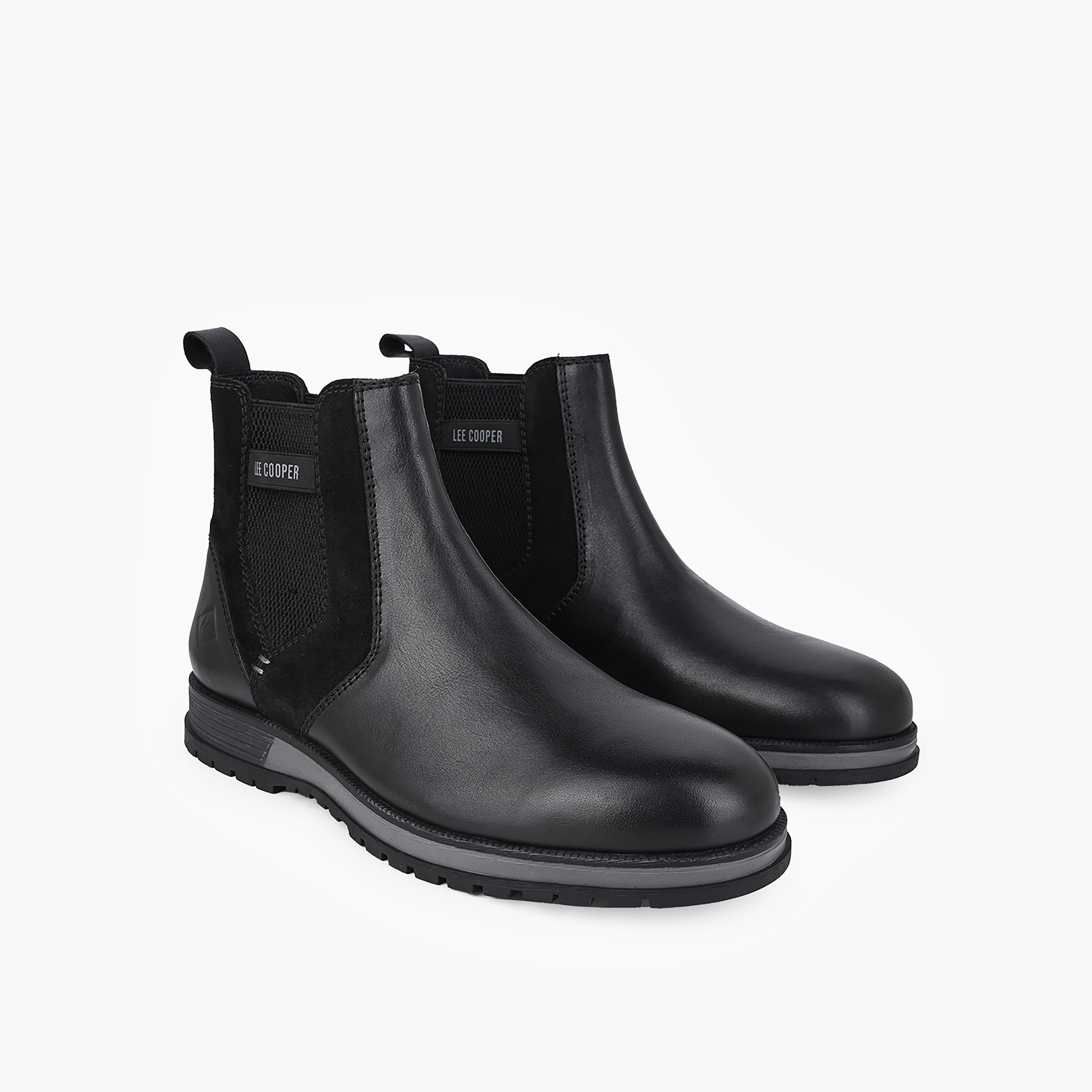 Lee Cooper Men Leather Chelsea Boots-men-shoes-boots-image-1
