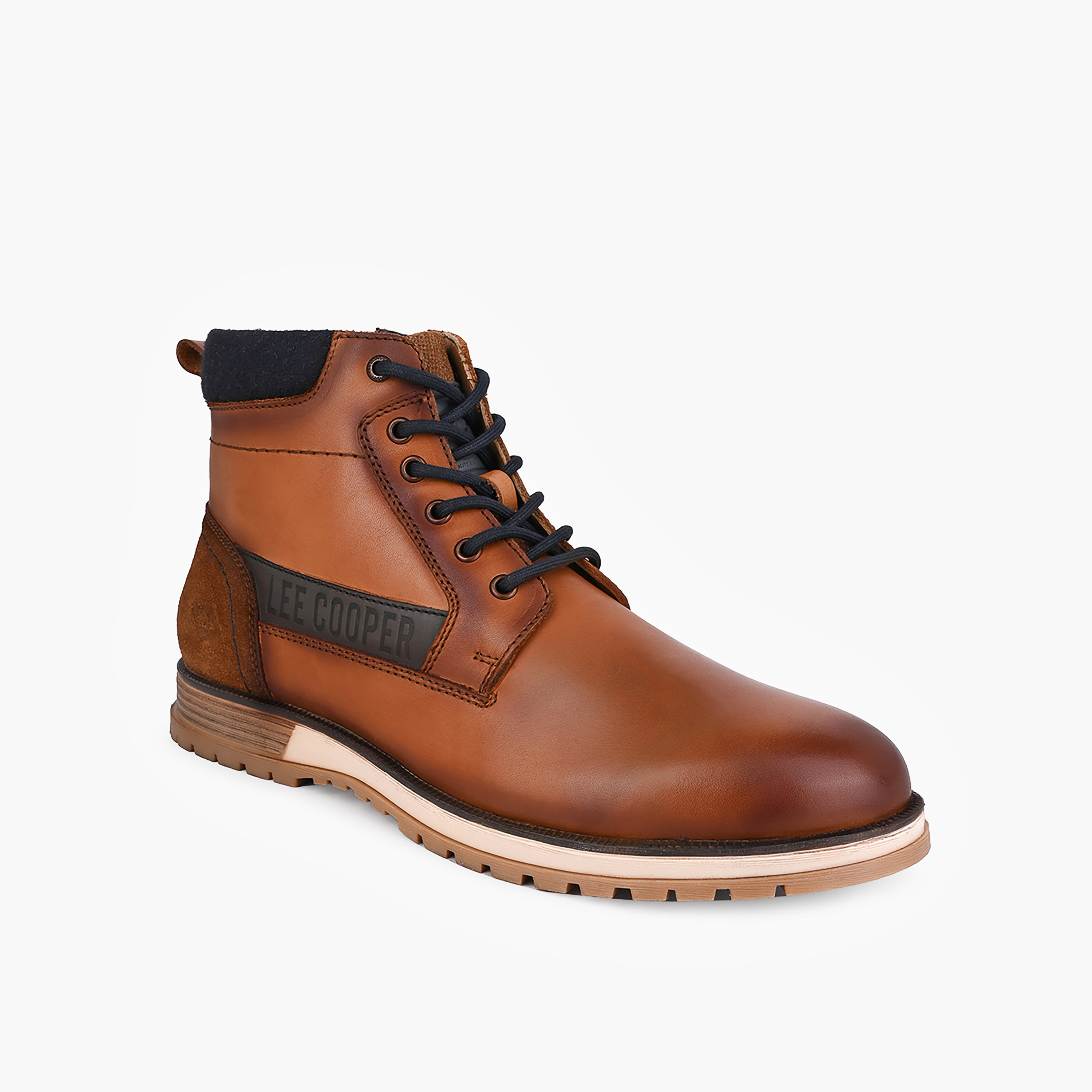 بوت كاحل جلد برباط إغلاق للرجال من لي كوبر-men-shoes-boots-image-2