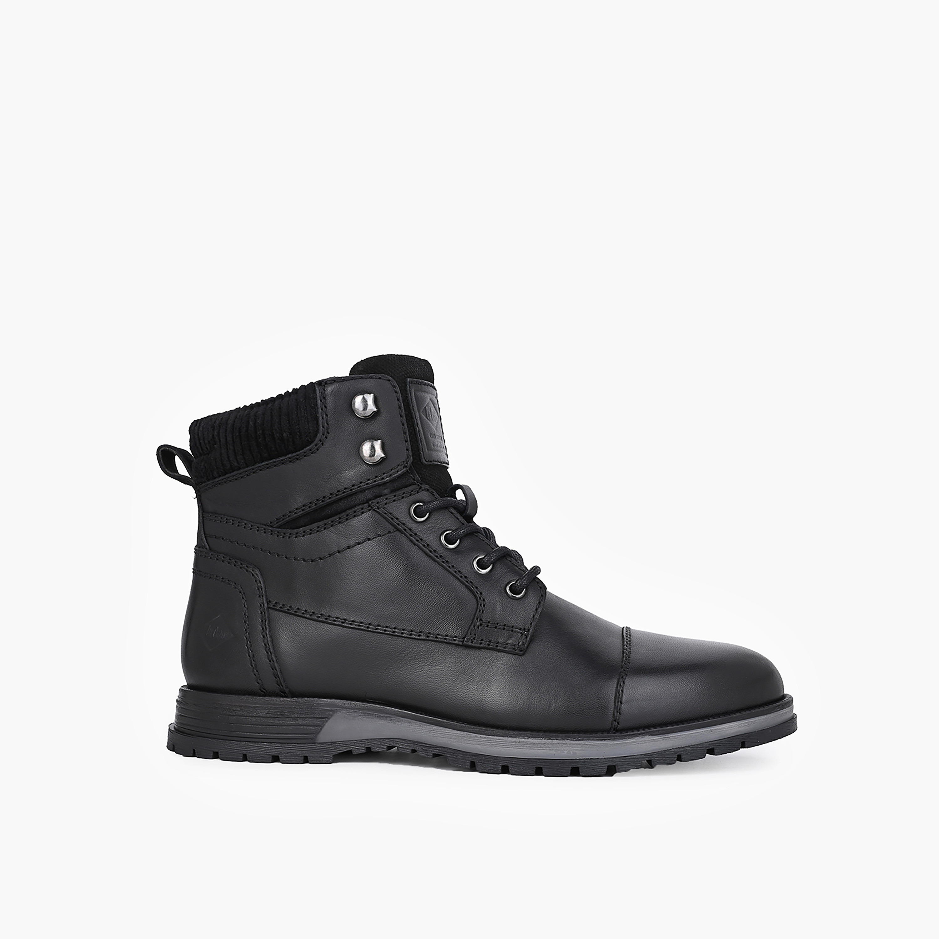 Lee Cooper Men Zip Closure Leather Boots-men-shoes-boots-image-3