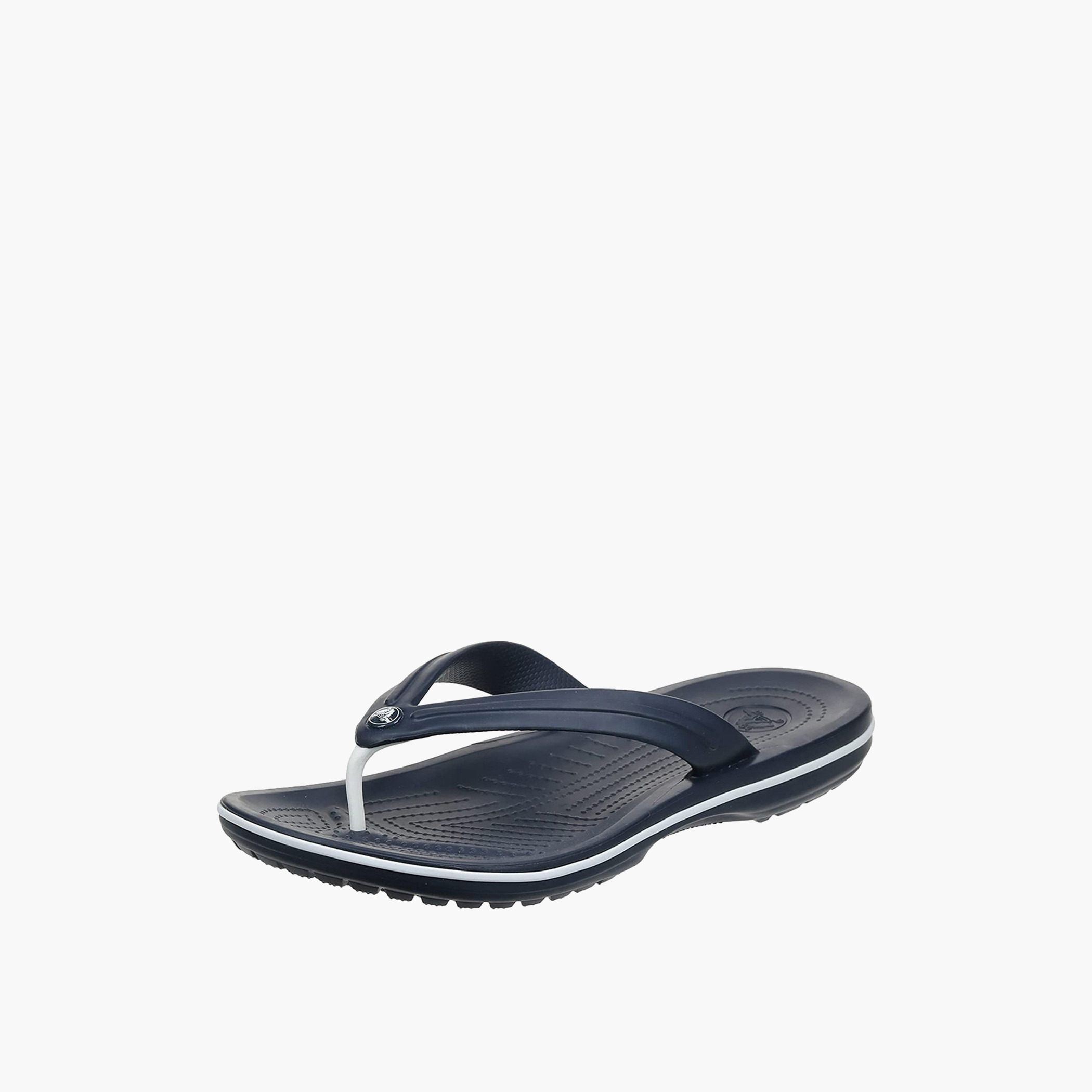 Crocs Unisex Black Textured Thong Slippers-women-shoes-flipflopsandslides-image-2