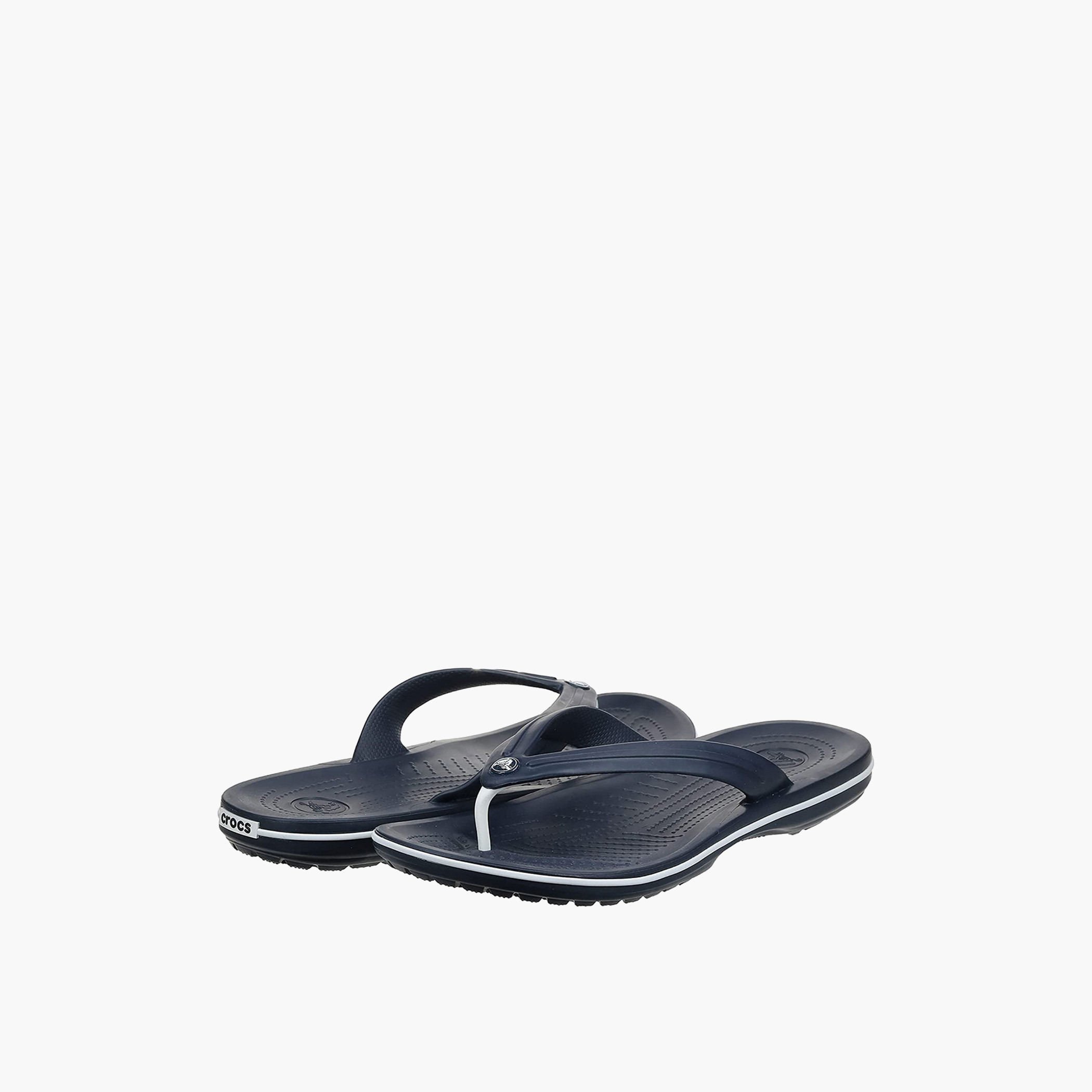 Crocs Unisex Black Textured Thong Slippers-women-shoes-flipflopsandslides-image-3