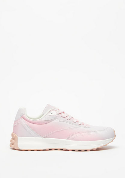 Missy Ombre Print Sneakers with Lace-Up Closure