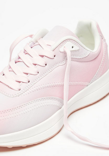 Missy Ombre Print Sneakers with Lace-Up Closure