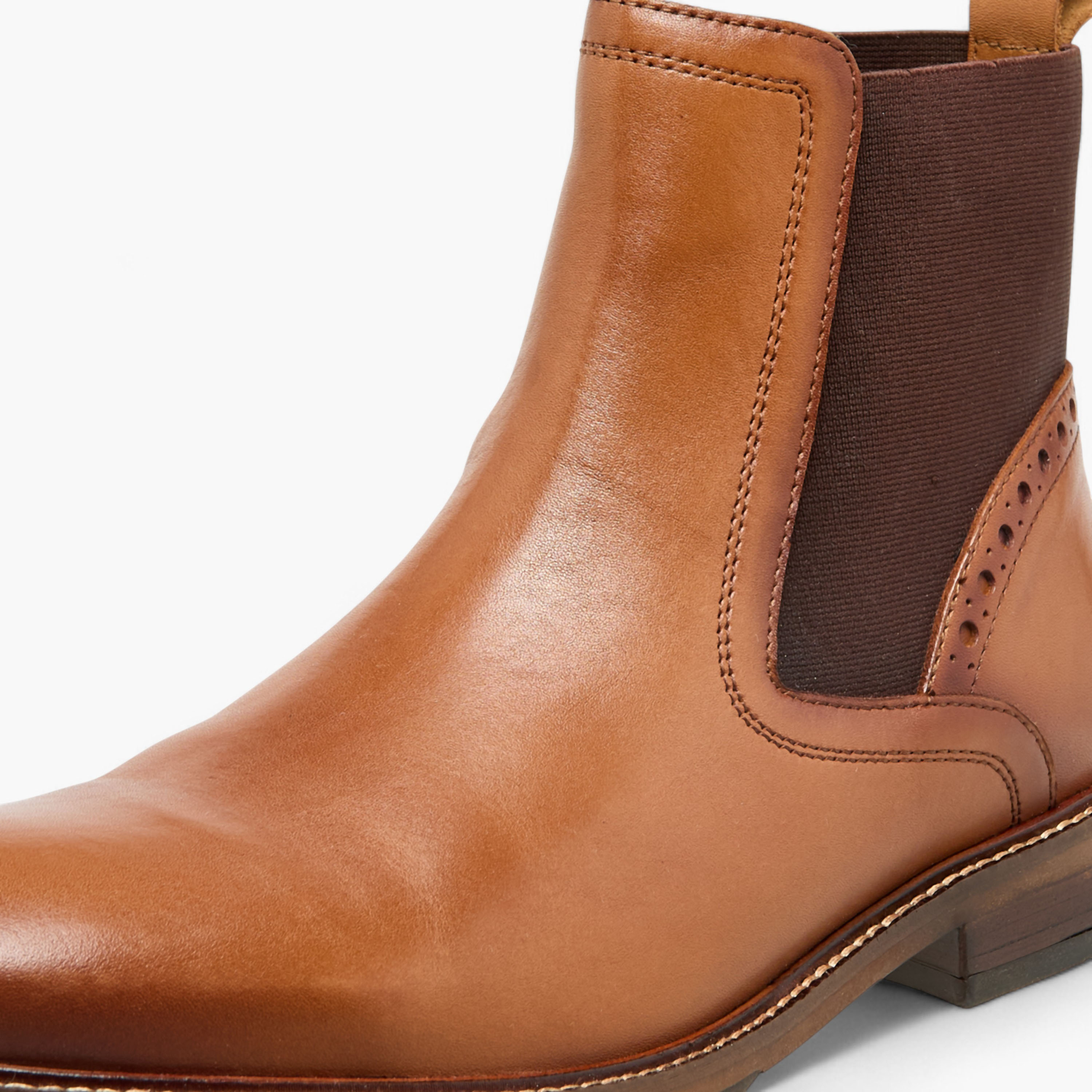 Duchini Men Leather Chelsea Boots-men-shoes-boots-image-4