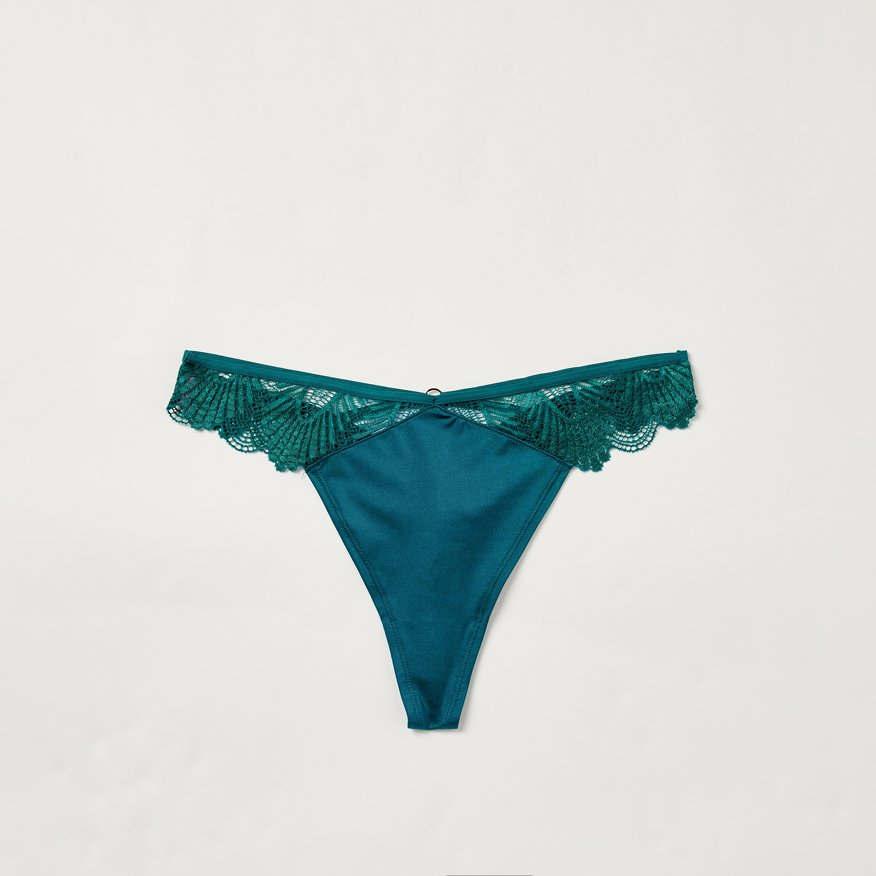 سروال داخلي ثونج بتفاصيل دانتيل وحلقة من لا سينزا-women-clothing-lingerie-panties-image-11