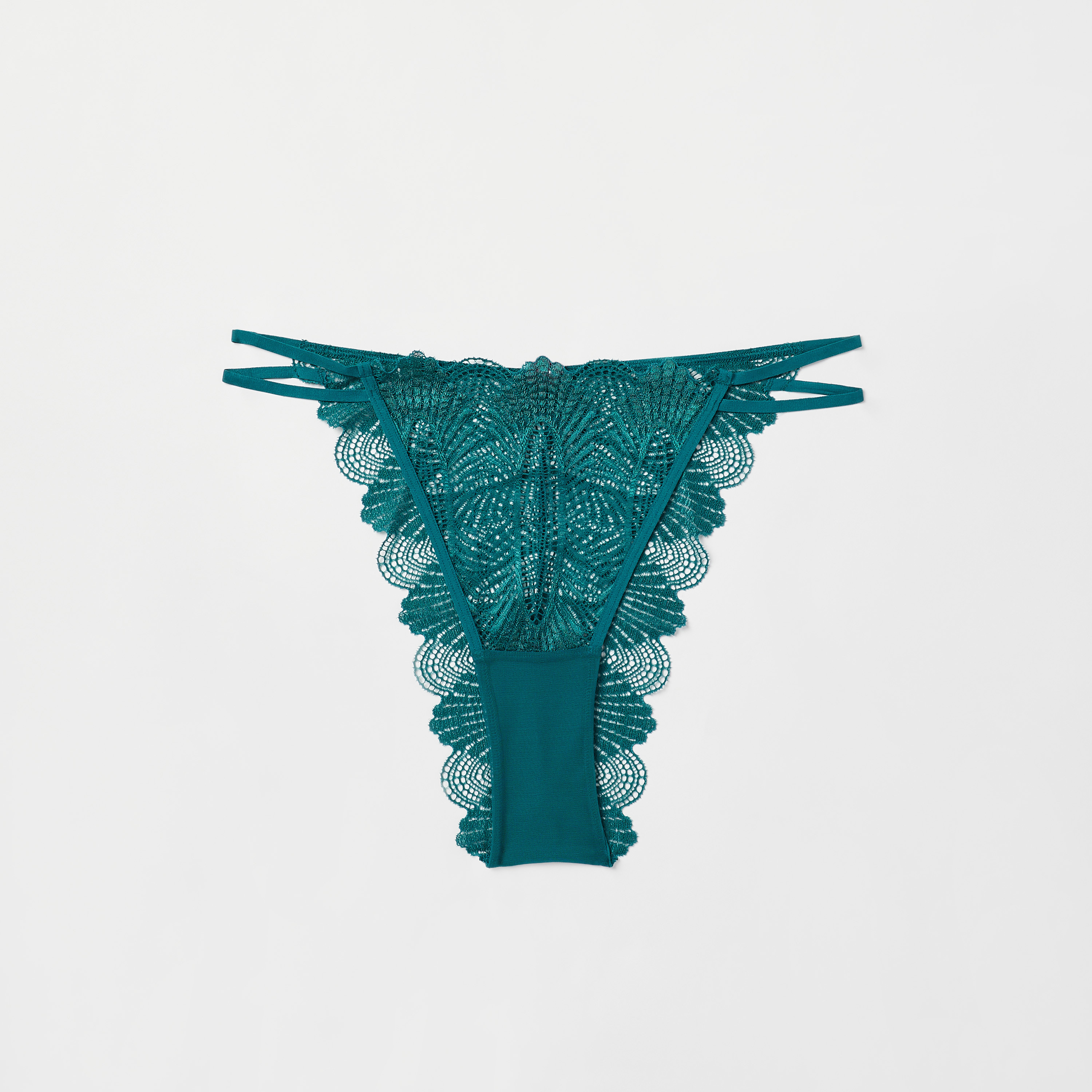سروال داخلي ثونج بتفاصيل دانتيل من لا سينزا-women-clothing-lingerie-panties-image-5