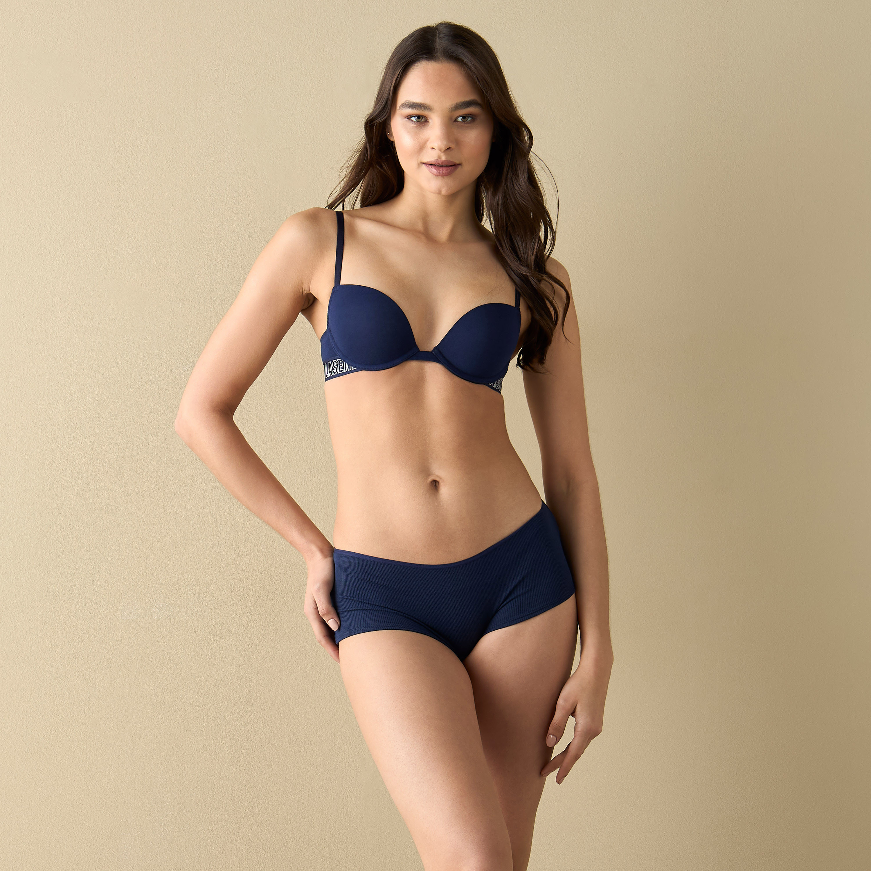 سروال داخلي مضّلع بخصر مطاطي من لا سنزا-women-clothing-lingerie-panties-image-2