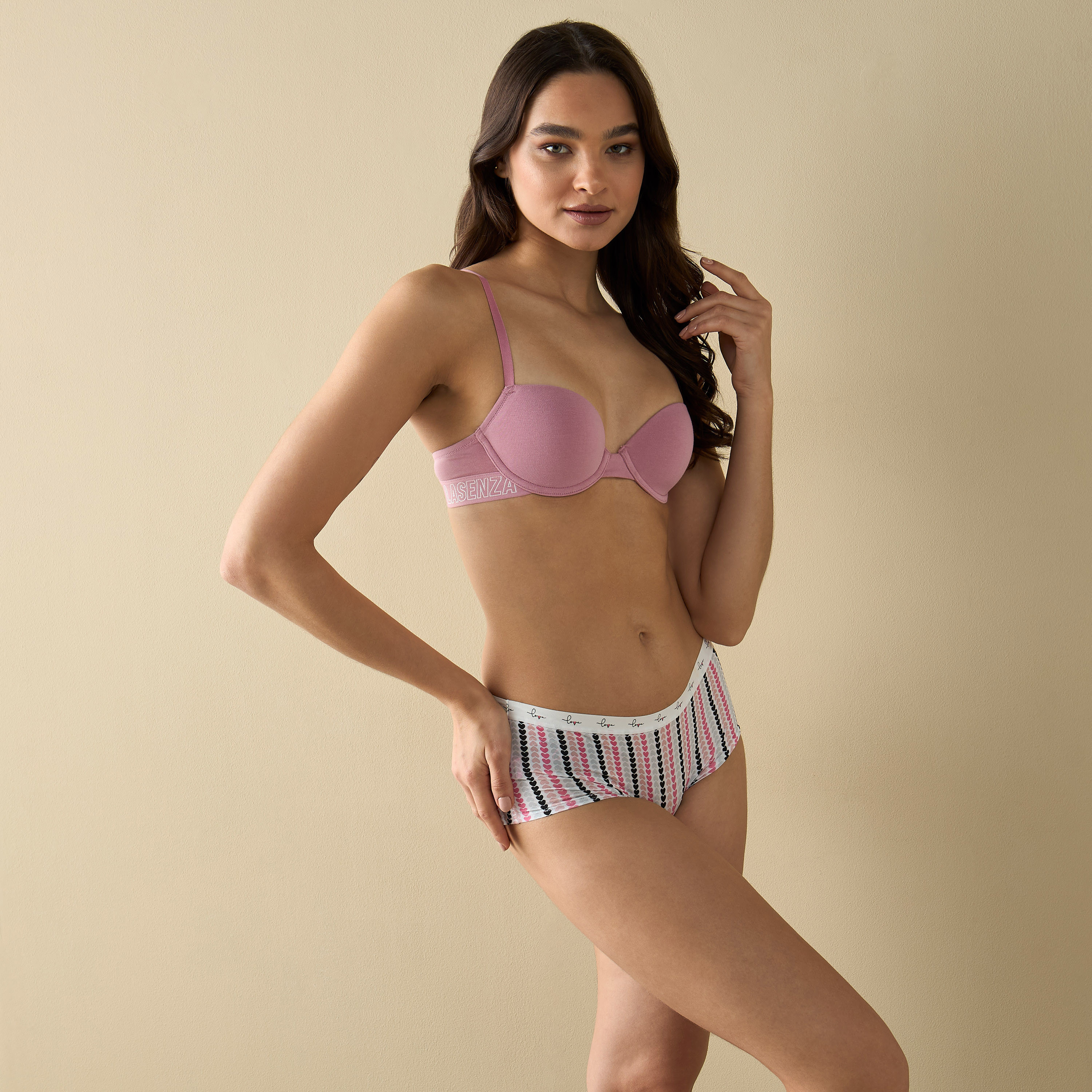 صدريّة ديمي سادة بمشبك إغلاق من لا سنزا-women-clothing-lingerie-bras-image-2