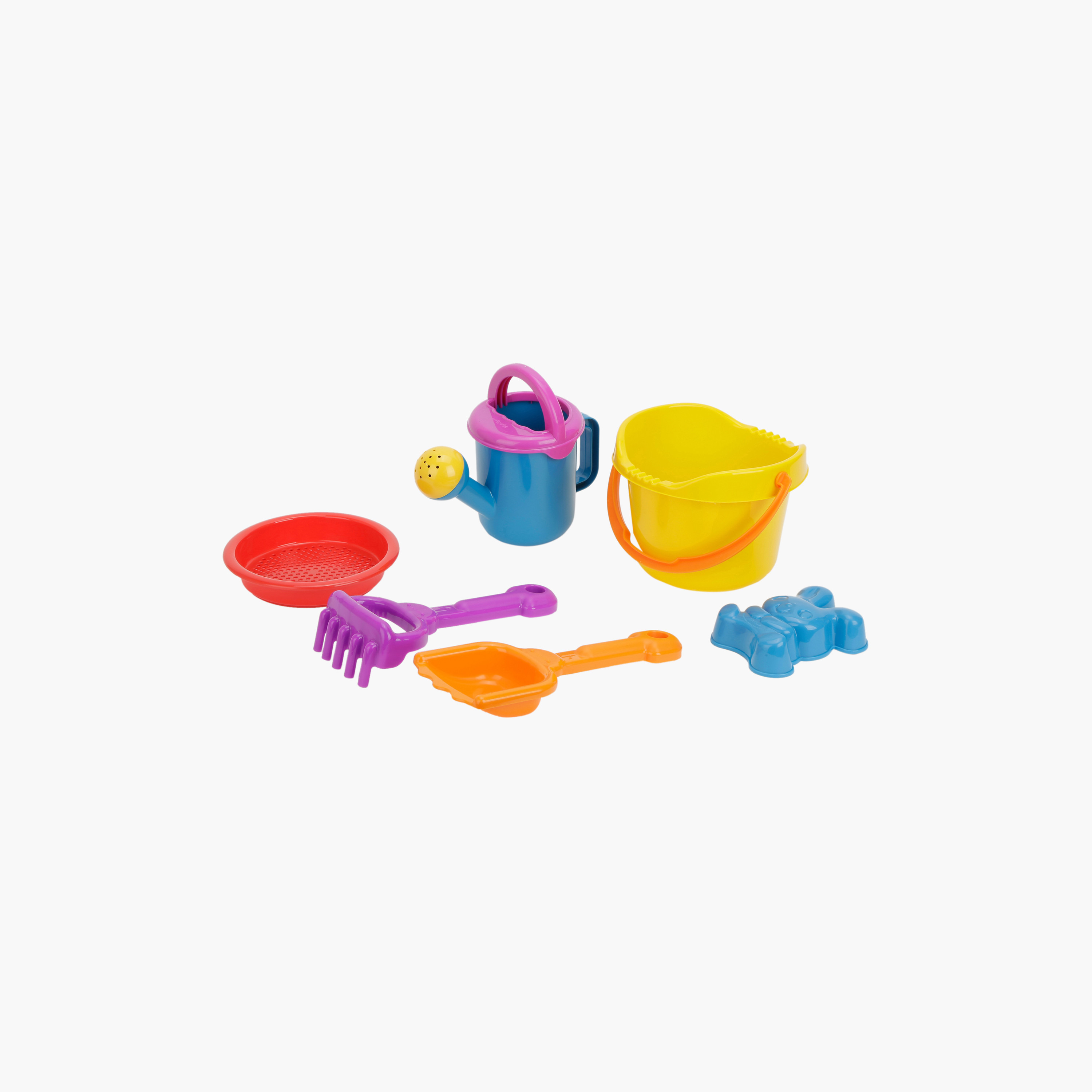 مجموعة ألعاب دلو بناء القلاع الرملية من جونيورز-toys-outdoor-poolandbeach-beachtoys-image-1