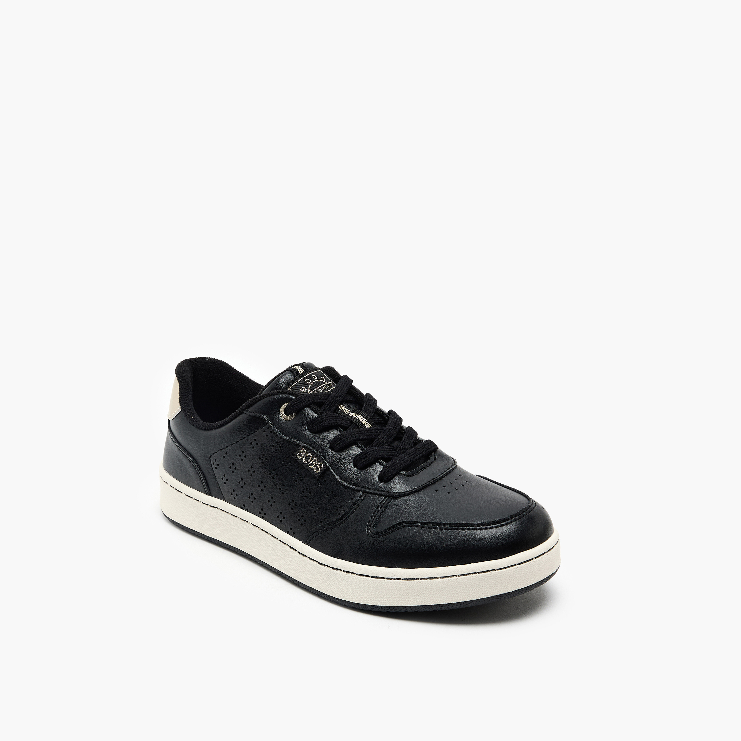 Skechers Women's B Cute Court Bungee Lace Low Ankle Sneakers 114507 | OE-sports-women-shoes-image-2