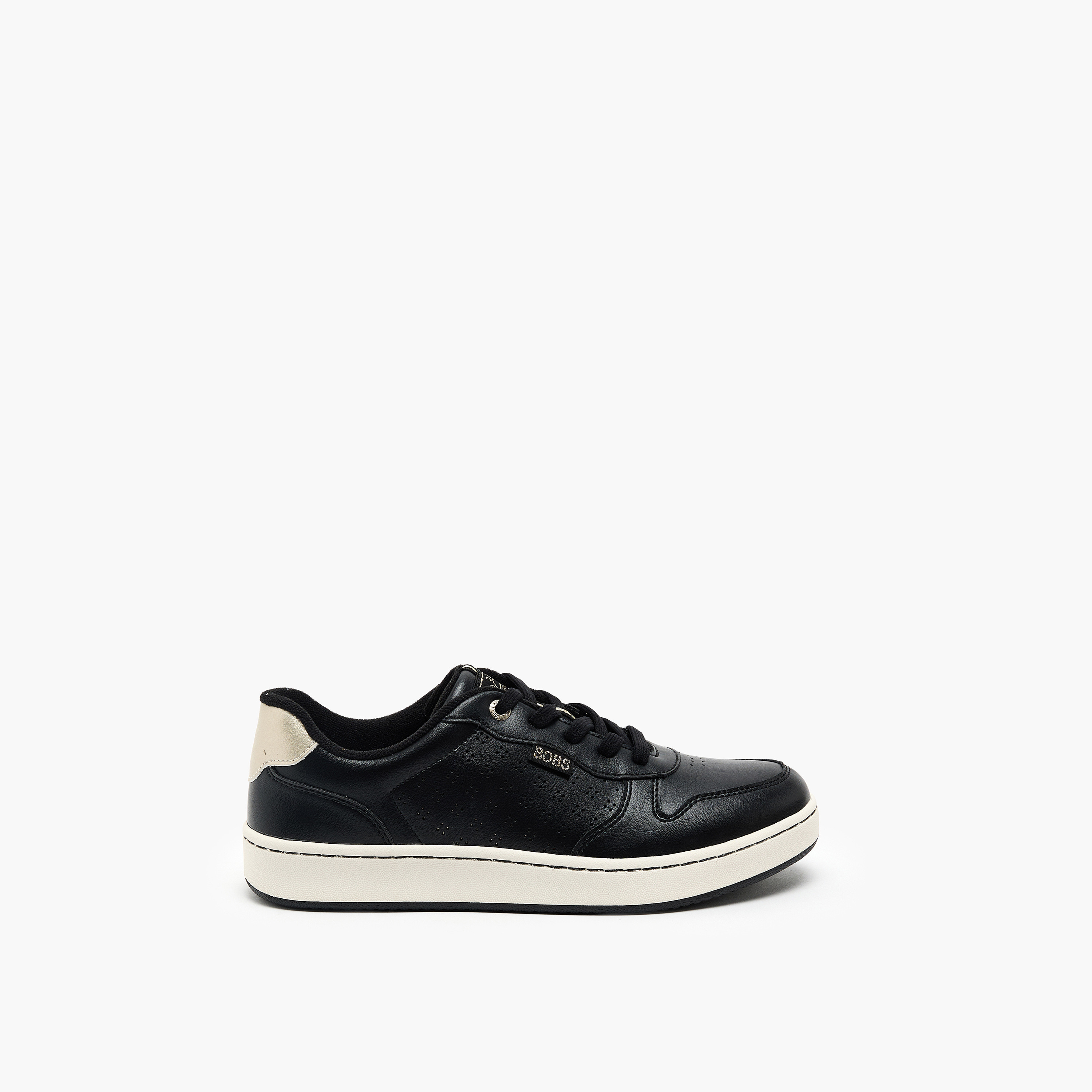 Skechers Women's B Cute Court Bungee Lace Low Ankle Sneakers 114507 | OE-sports-women-shoes-image-3