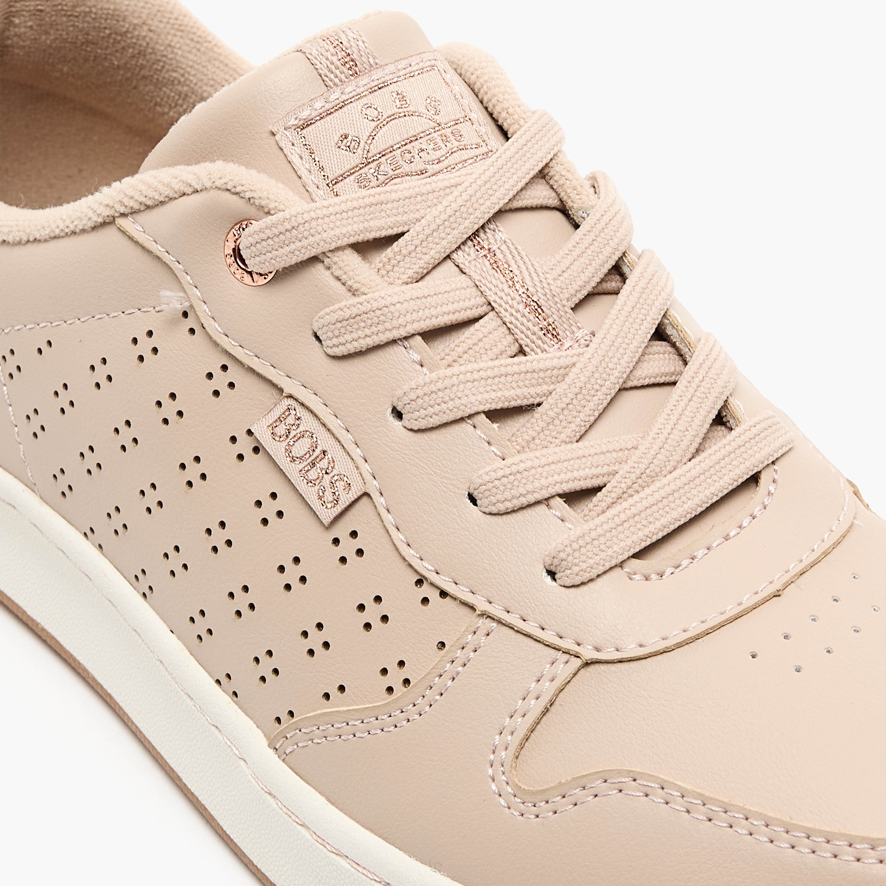 Skechers Women's B Cute Court Bungee Lace Low Ankle Sneakers 114507 | OE-sports-women-shoes-image-4