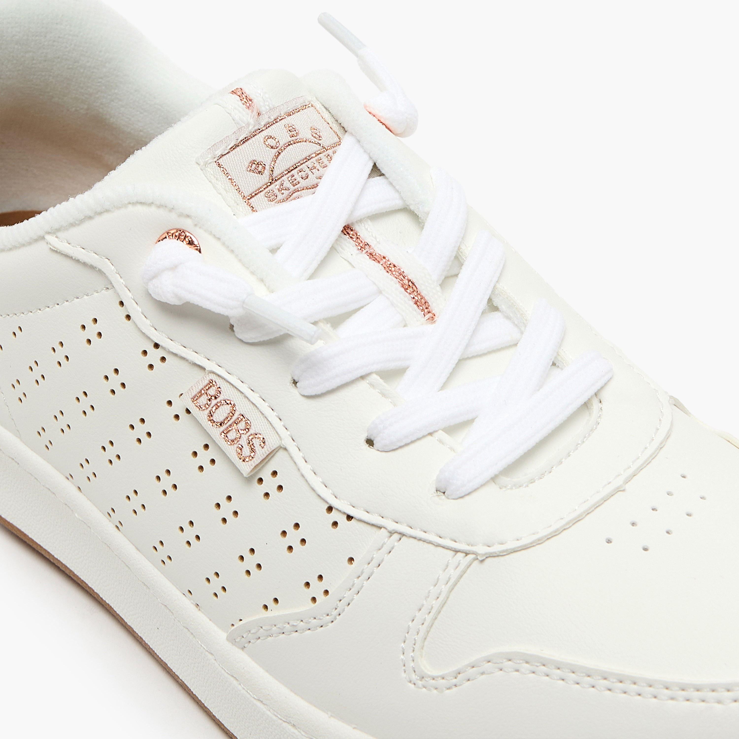 Skechers Women's B Cute Court Bungee Lace Low Ankle Sneakers 114507 | OE-sports-women-shoes-image-9