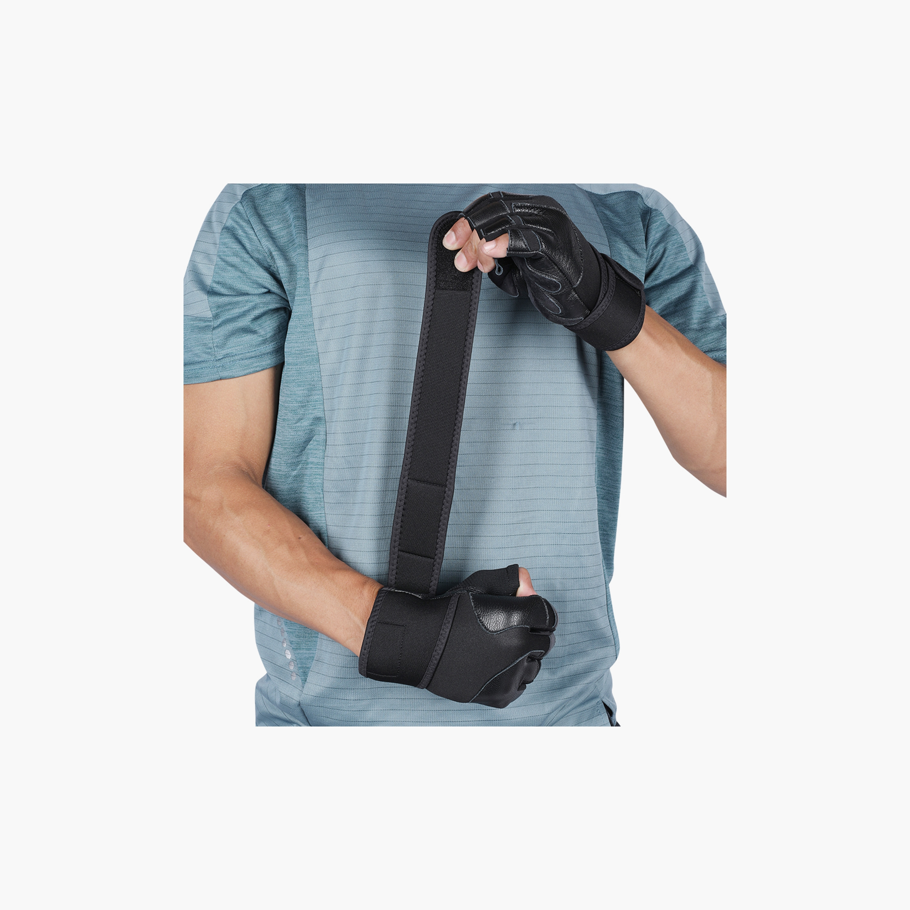  قفاز رياضي راينو باللون الأسود من نيفيا-sports-gear-gym-image-3