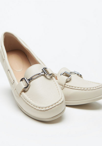 Le Confort Slip-On Loafers with Metallic Accent