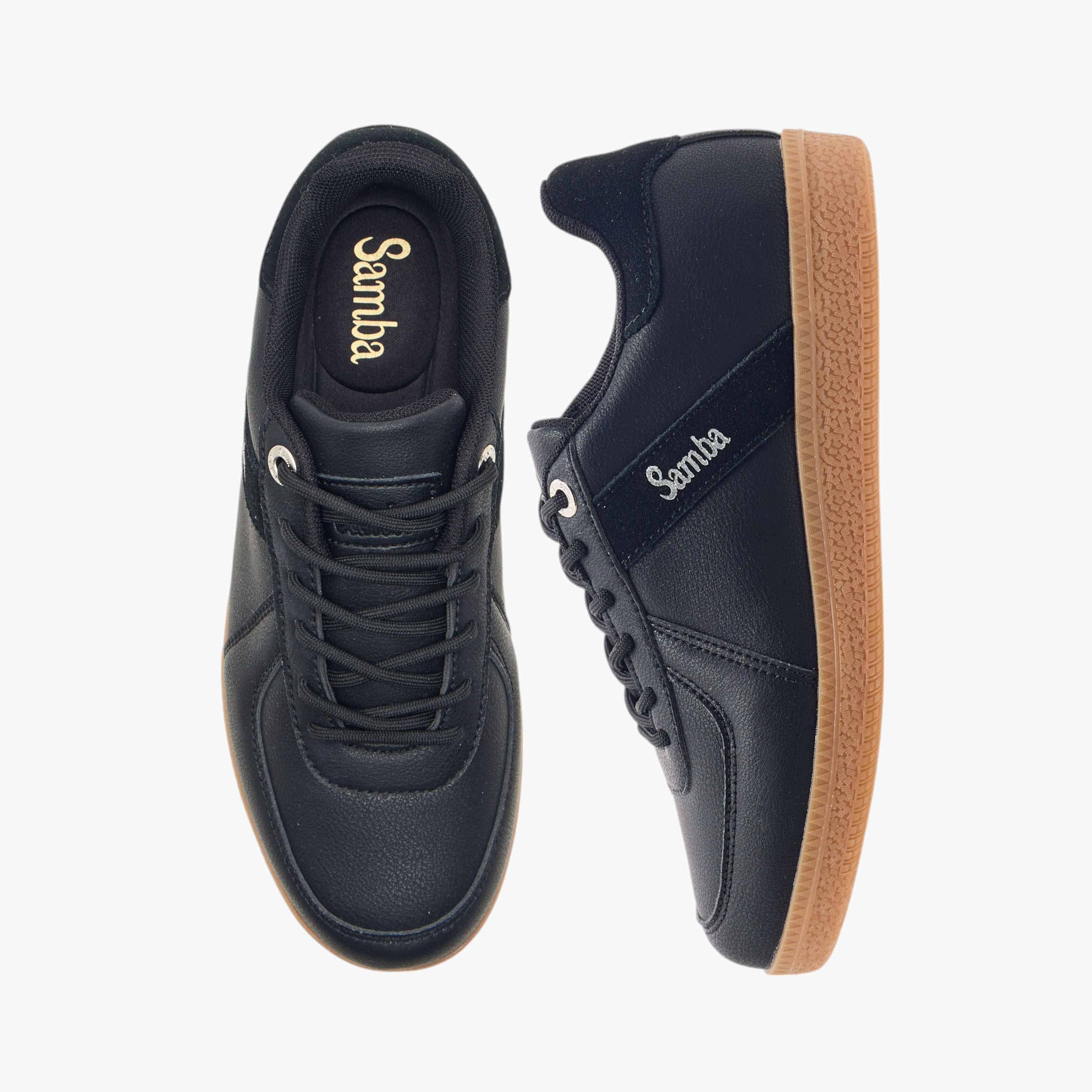حذاء سنيكرز بألواح ورباط للنساء من سامبا-women-shoes-sneakers-image-1