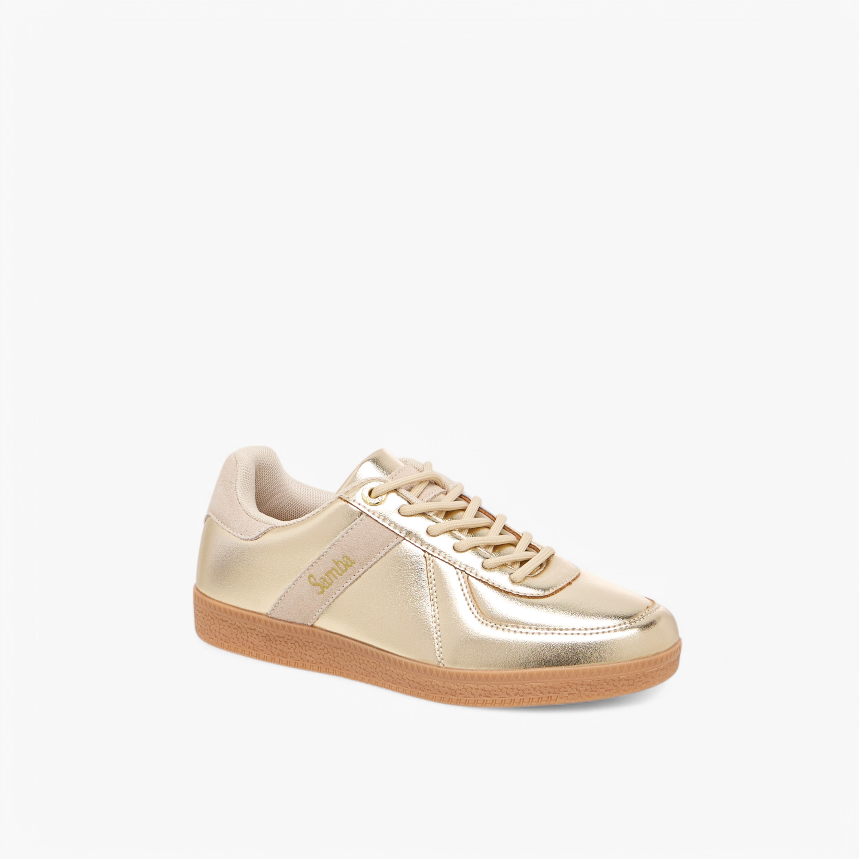 Samba Womens' Panelled Lace-Up Sneakers-women-shoes-sneakers-image-2