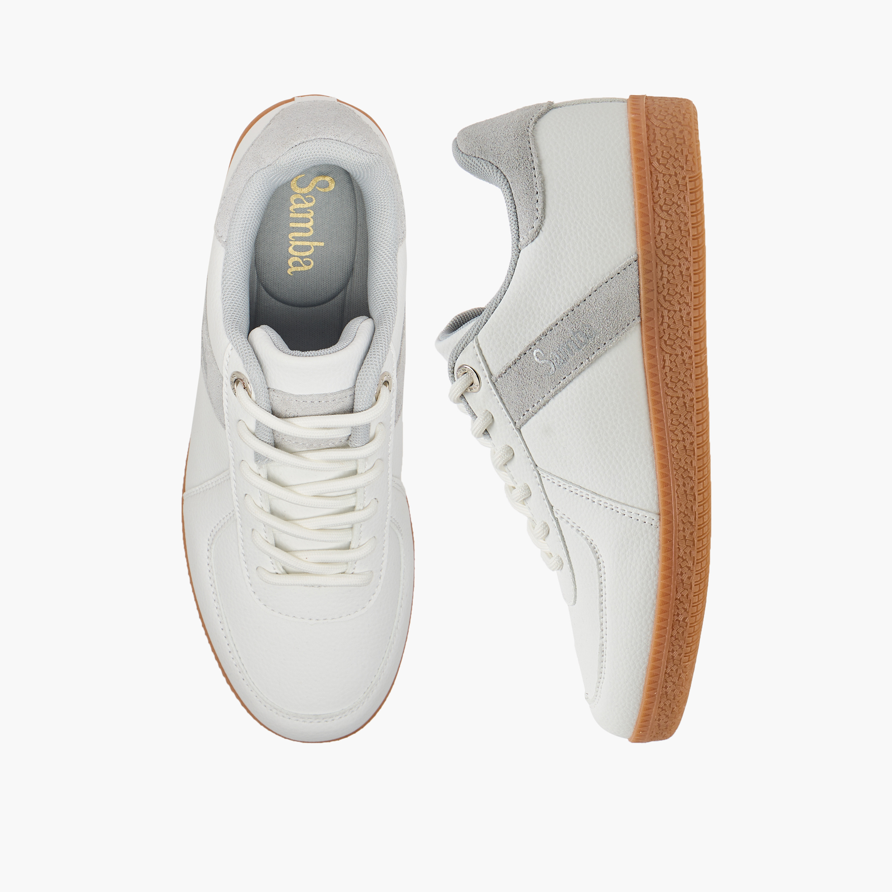 حذاء سنيكرز بألواح ورباط للنساء من سامبا-women-shoes-sneakers-image-1