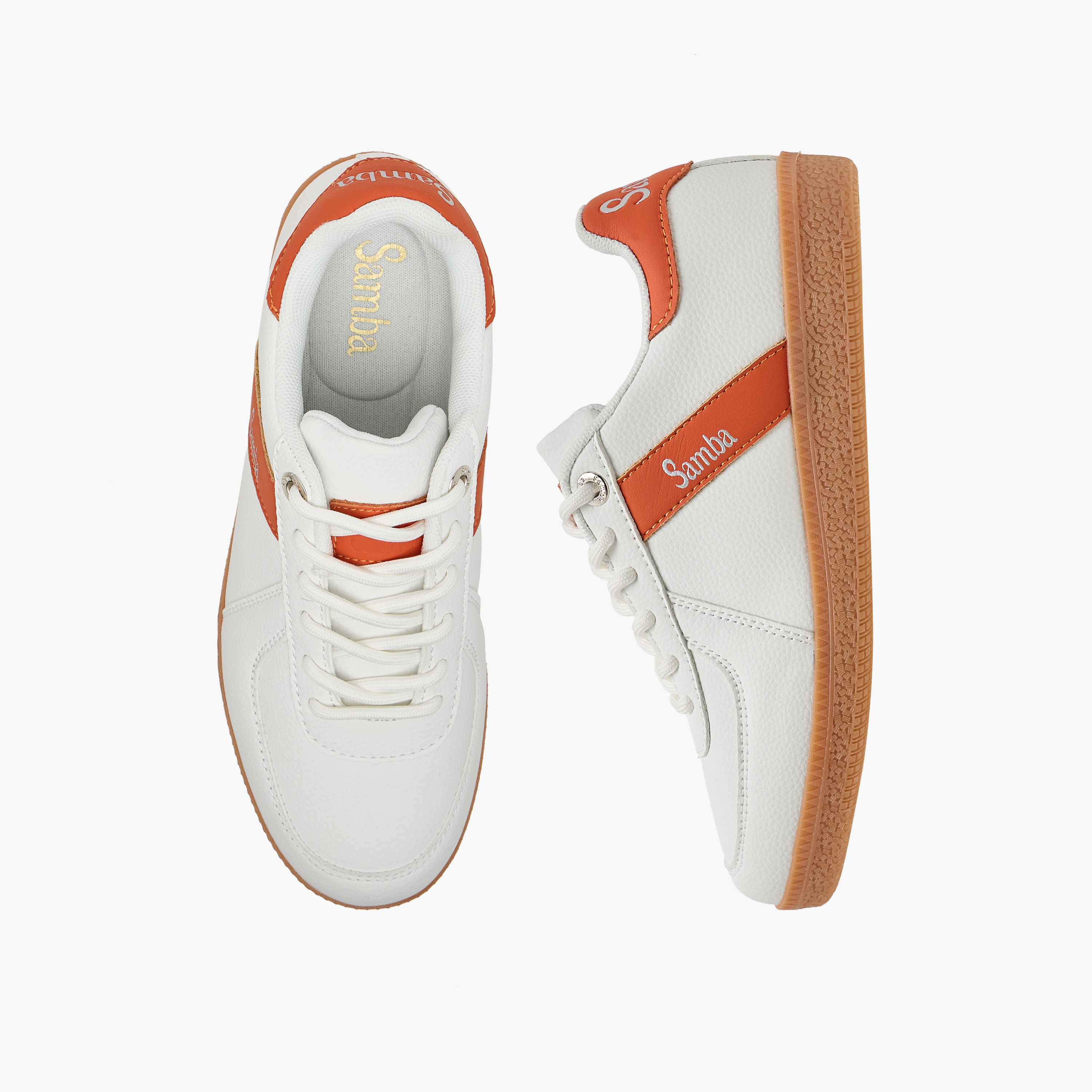 Samba Womens' Panelled Lace-Up Sneakers-women-shoes-sneakers-image-2