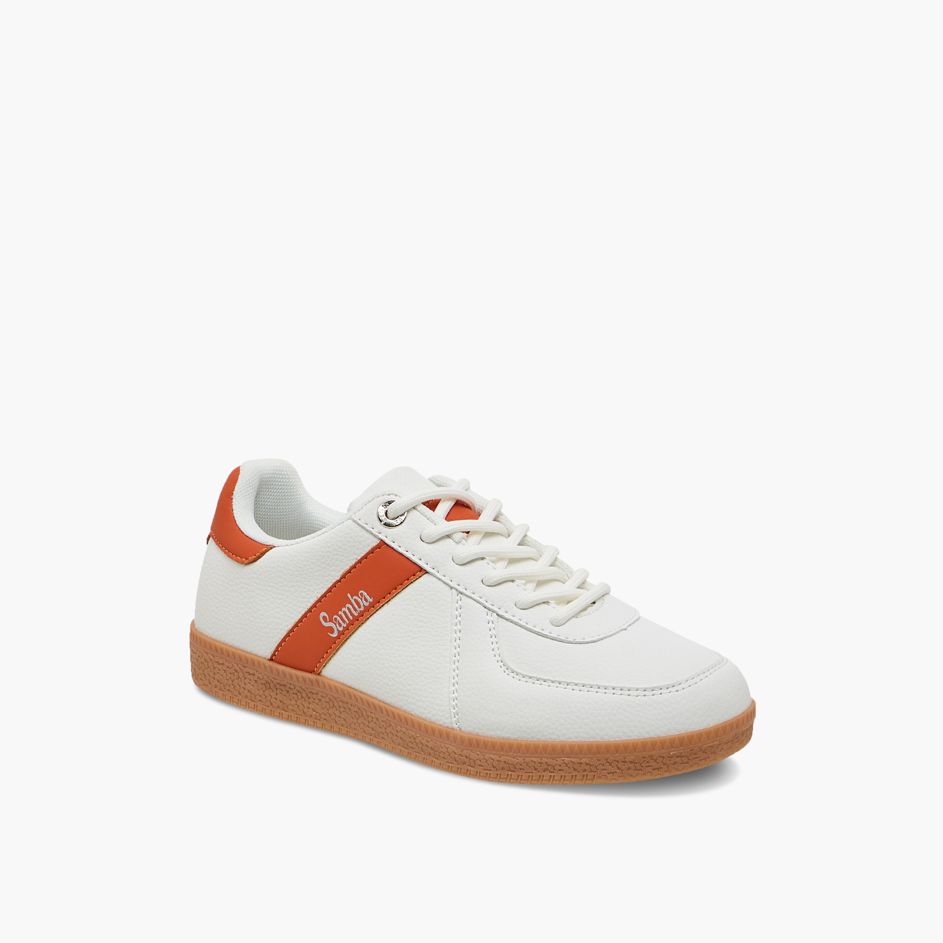 Samba Womens' Panelled Lace-Up Sneakers-women-shoes-sneakers-image-1