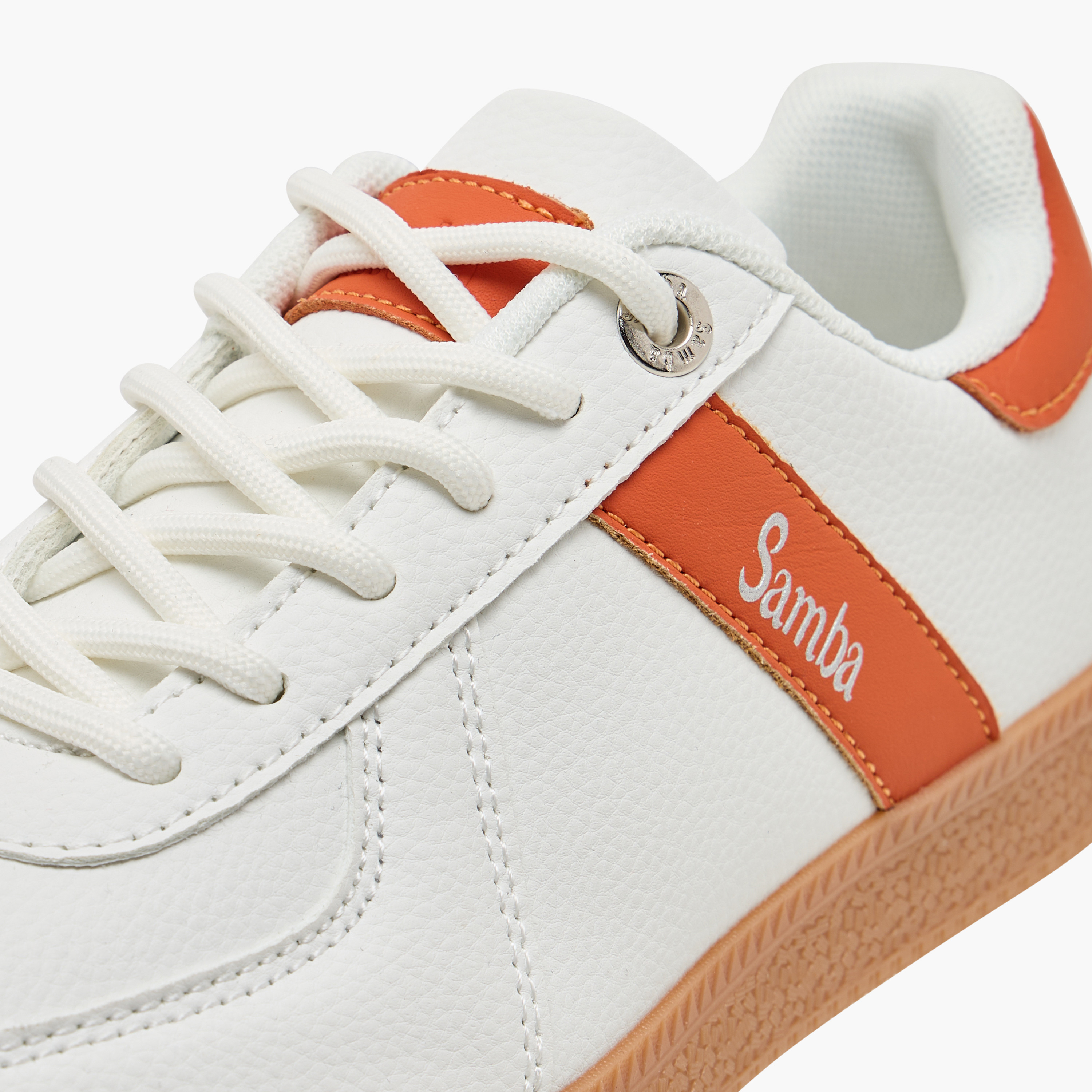 Samba Womens' Panelled Lace-Up Sneakers-women-shoes-sneakers-image-4