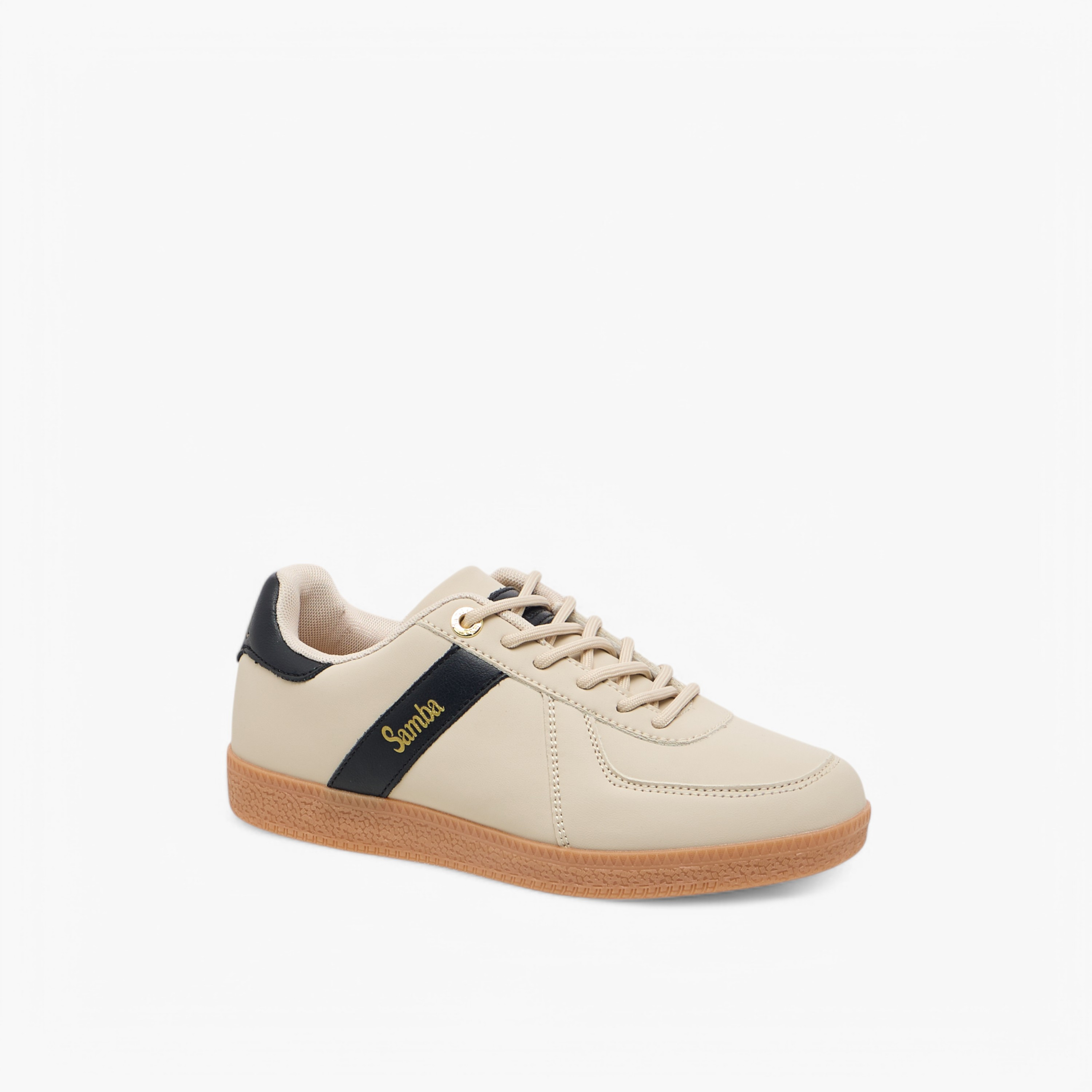 Samba Womens' Panelled Lace-Up Sneakers-women-shoes-sneakers-image-2