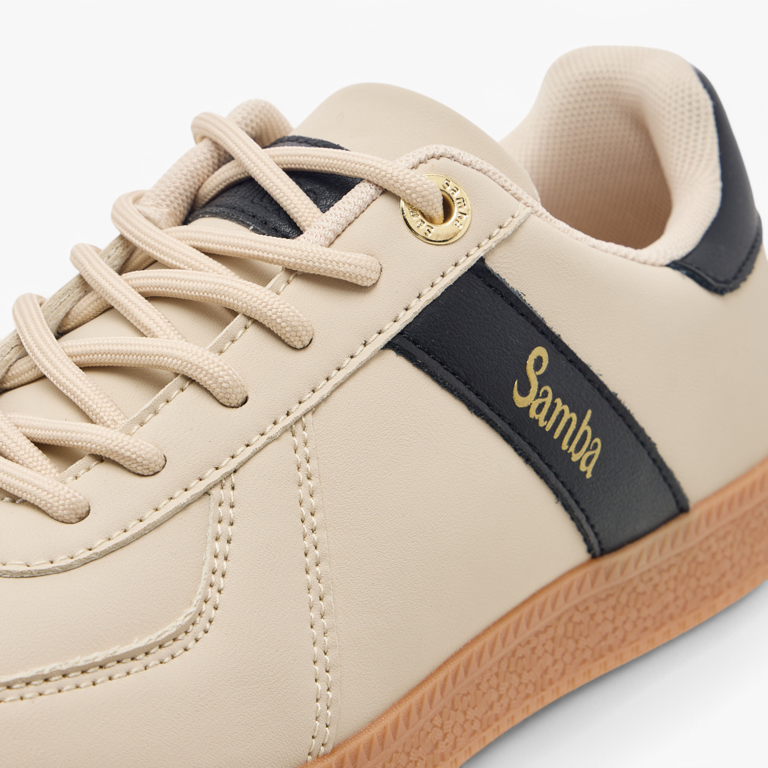 Samba Womens' Panelled Lace-Up Sneakers-women-shoes-sneakers-image-4