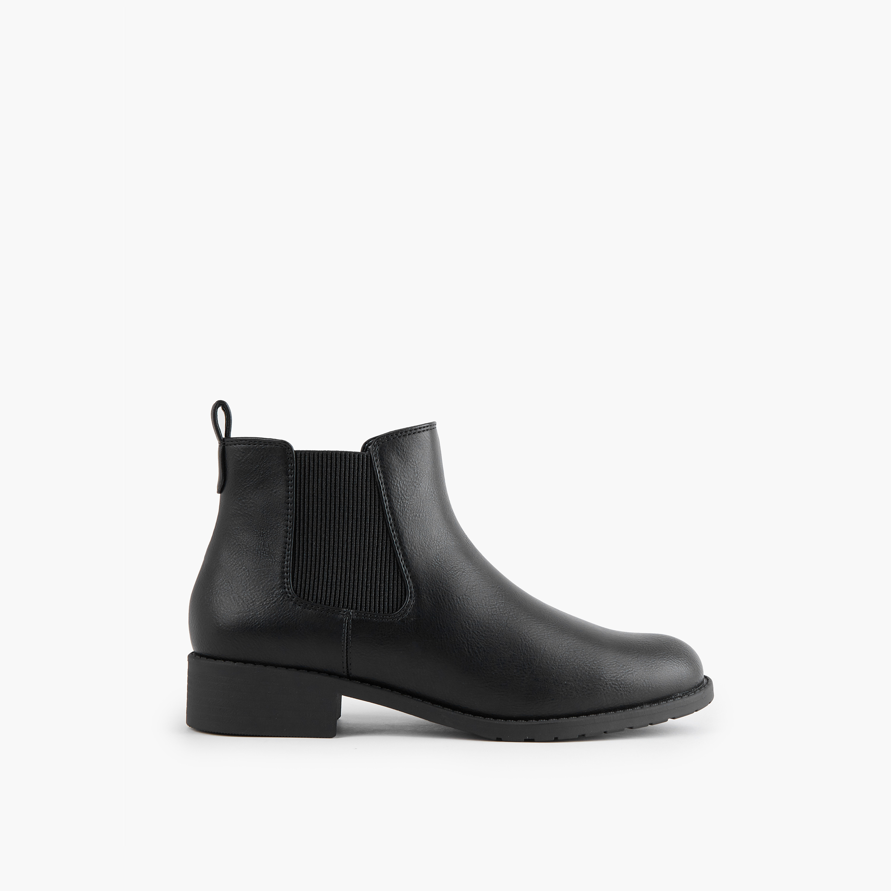 Celeste Women's Solid Block Heel Chelsea Boots with Pull Tab-women-shoes-boots-image-3