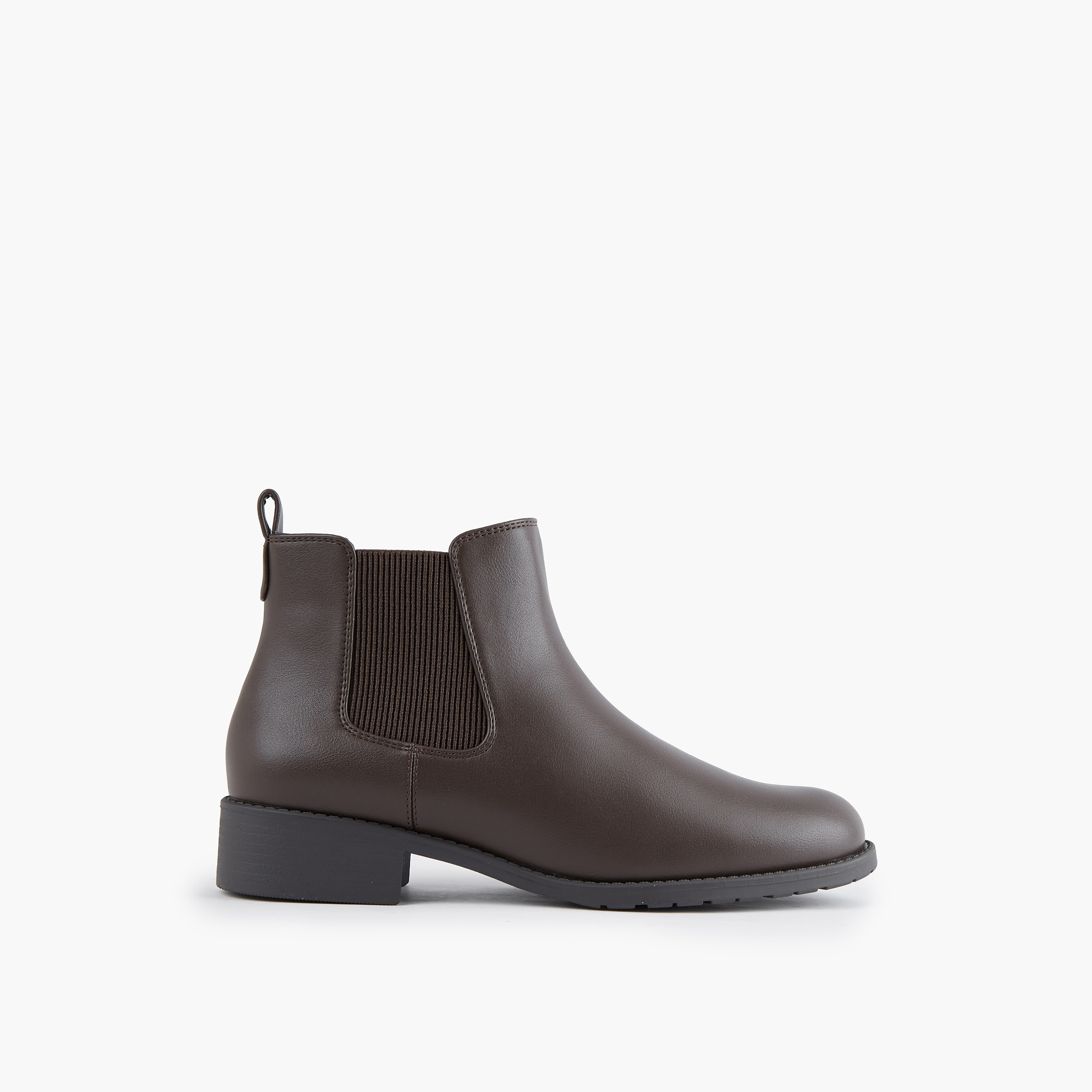 Celeste Women's Solid Block Heel Chelsea Boots with Pull Tab-women-shoes-boots-image-3