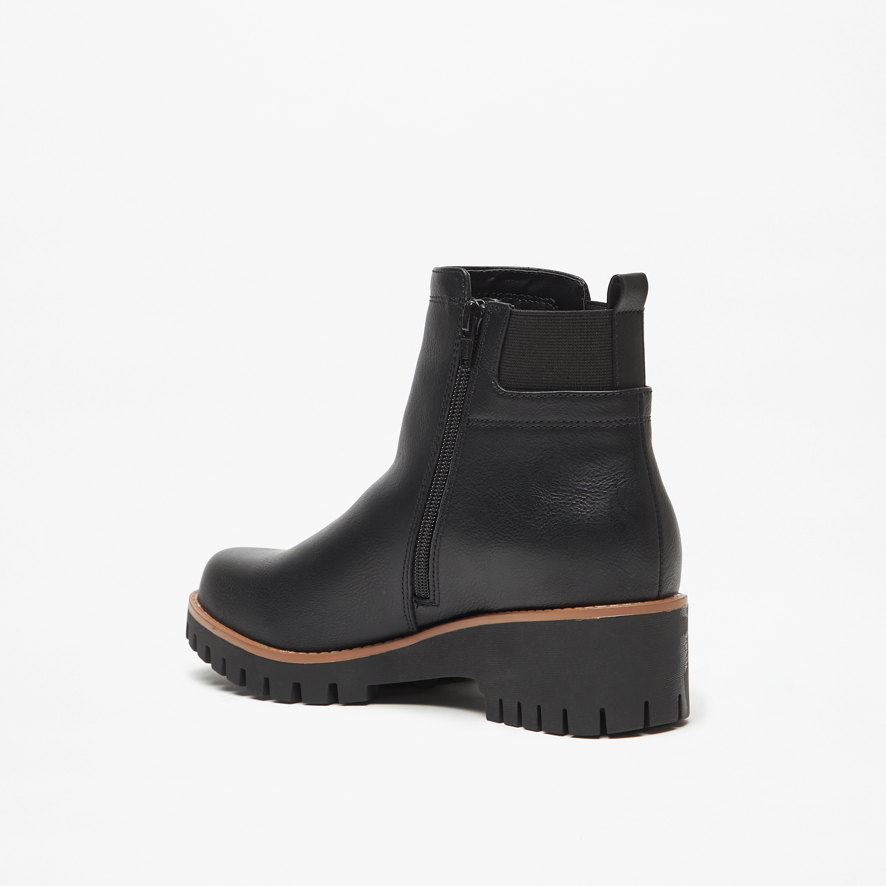 Celeste Women's Ankle Boots with Zip Closure and Block Heels-women-shoes-boots-image-2