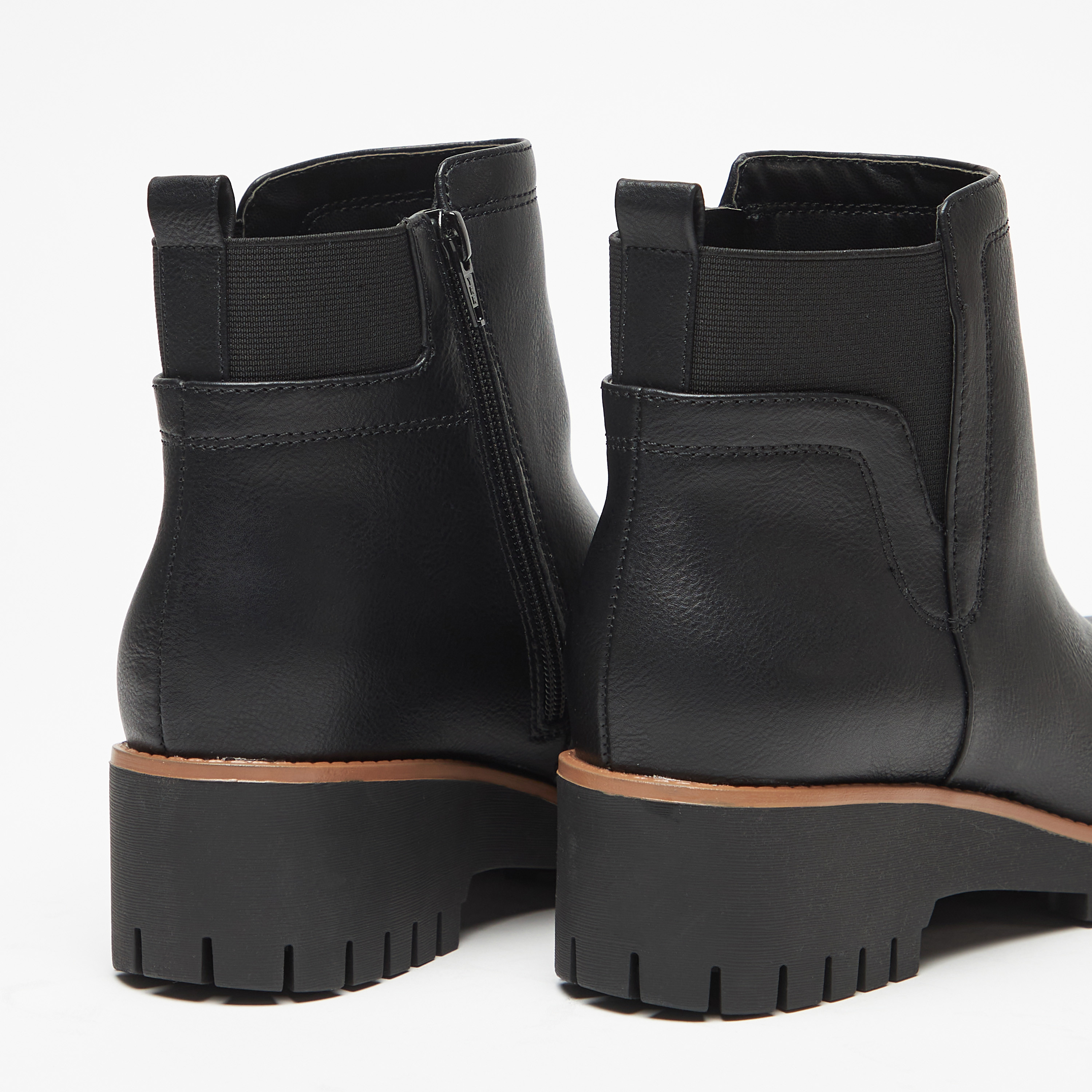 Celeste Women's Ankle Boots with Zip Closure and Block Heels-women-shoes-boots-image-5